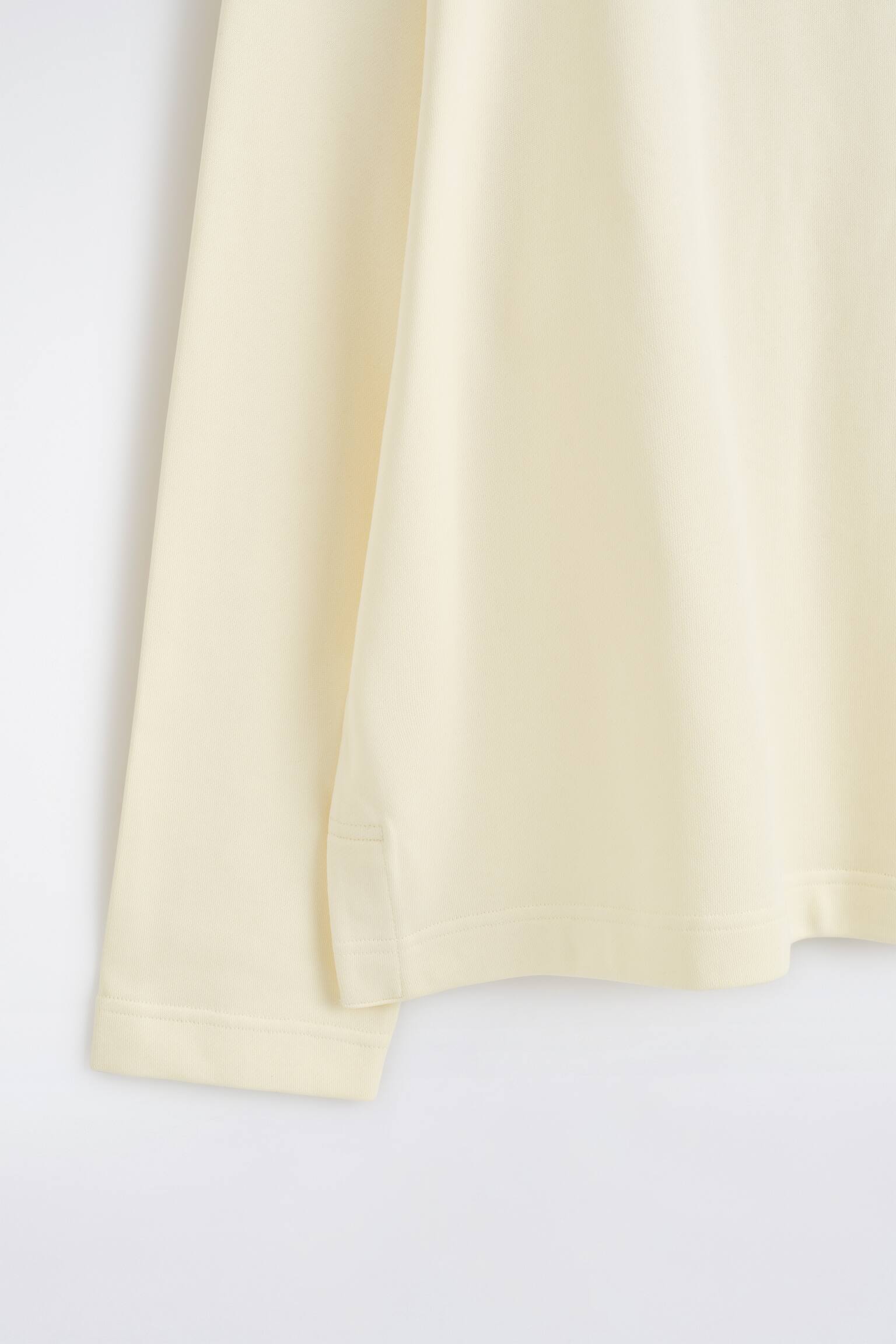 OVERSIZED BOAT-NECK SWEATSHIRT - BUTTER YELLOW - 6