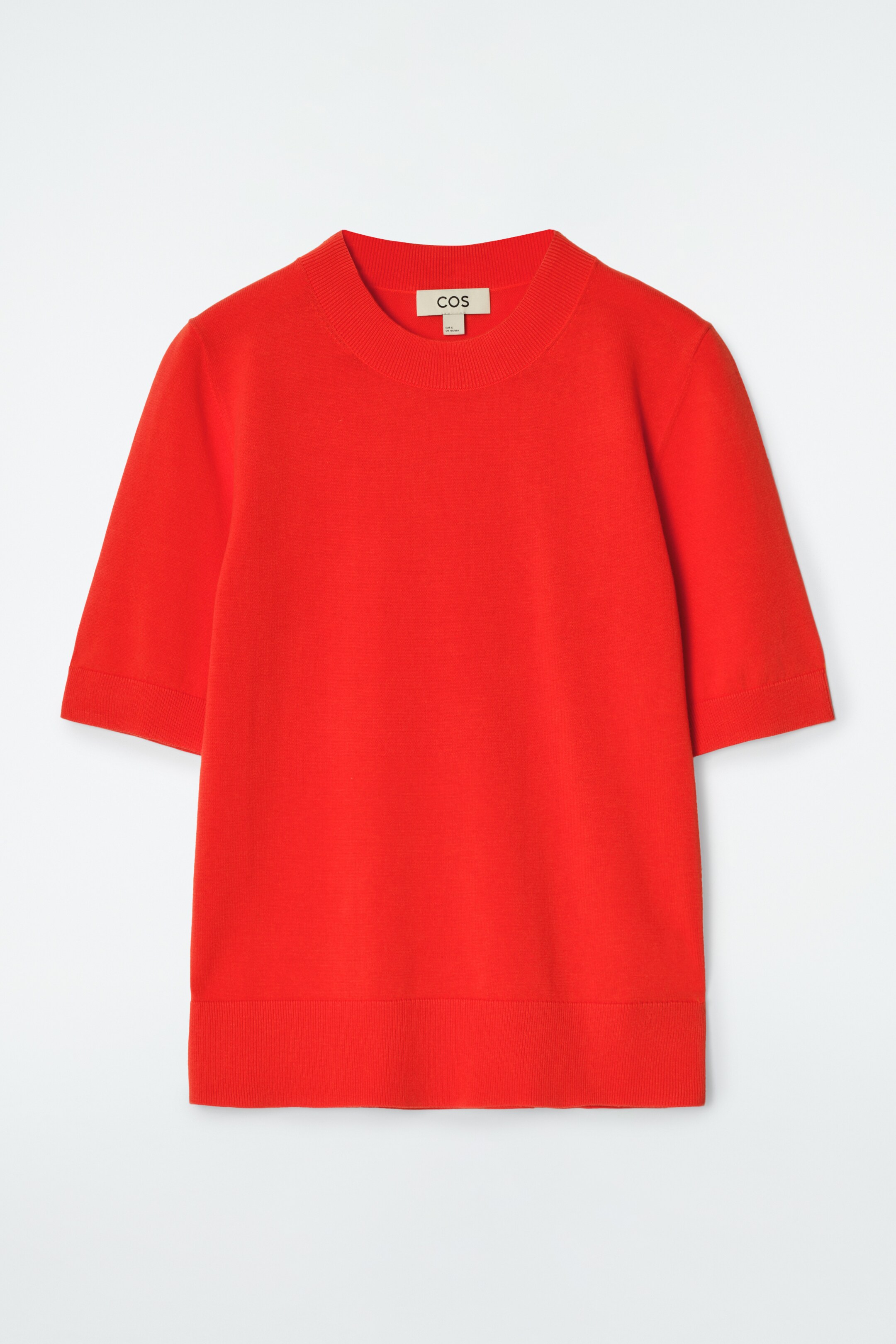 Grotere afbeelding bekijken: REGULIER GEBREID T-SHIRT - ROOD - DAMES | H&M NL 6