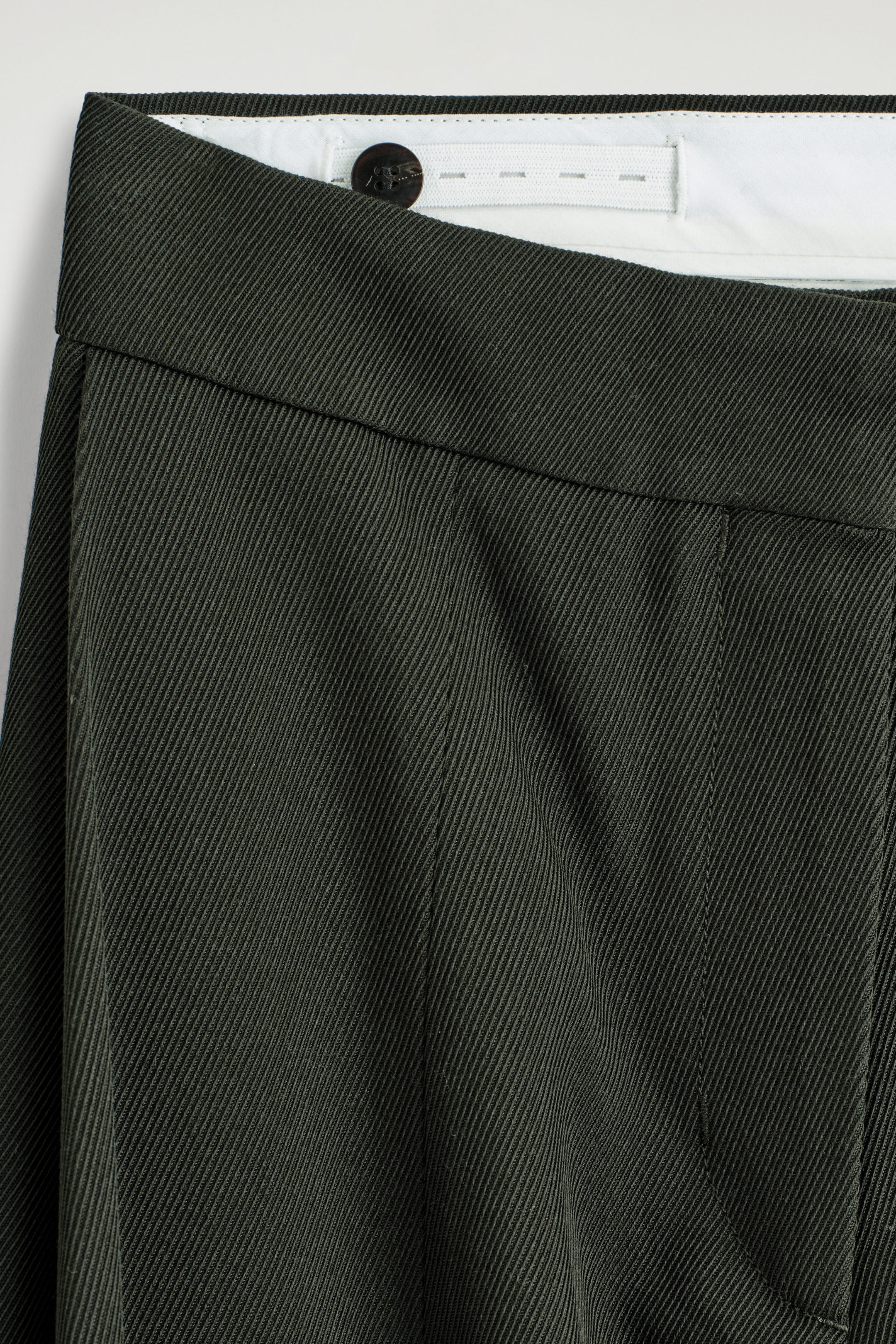 RELAXED WOOL-BLEND WIDE-LEG PANTS