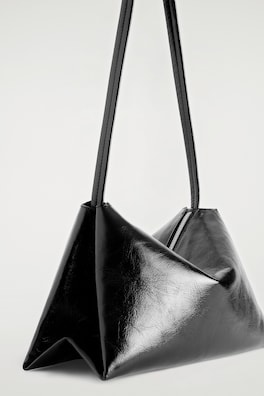PAVILION SHOULDER BAG - LEATHER — BLACK 4