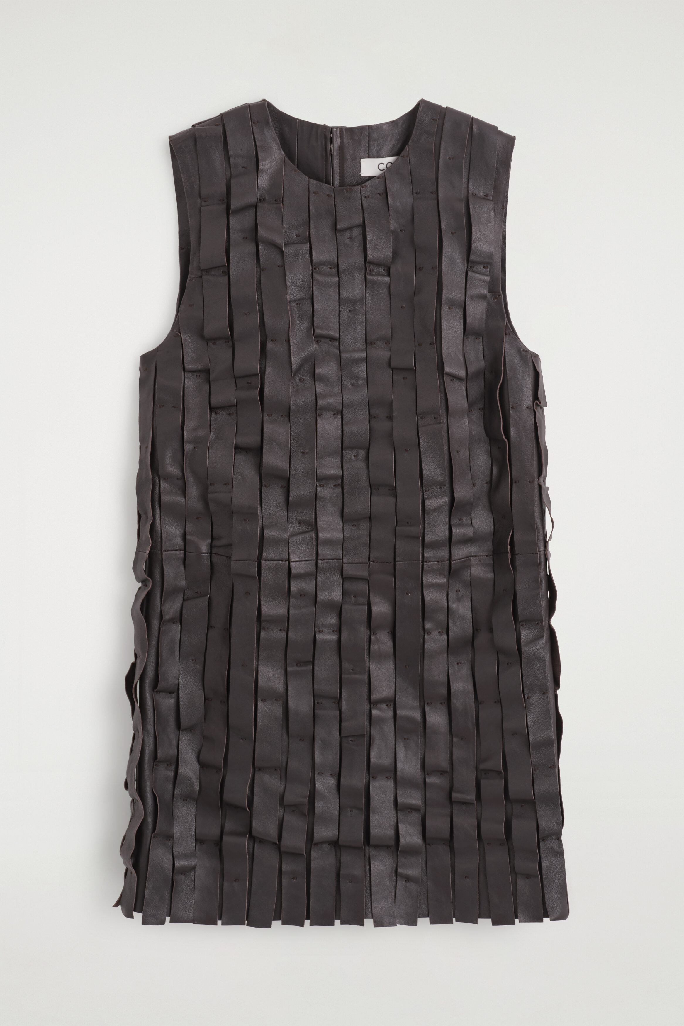 RAW-CUT LEATHER TOP - thumbnail 6