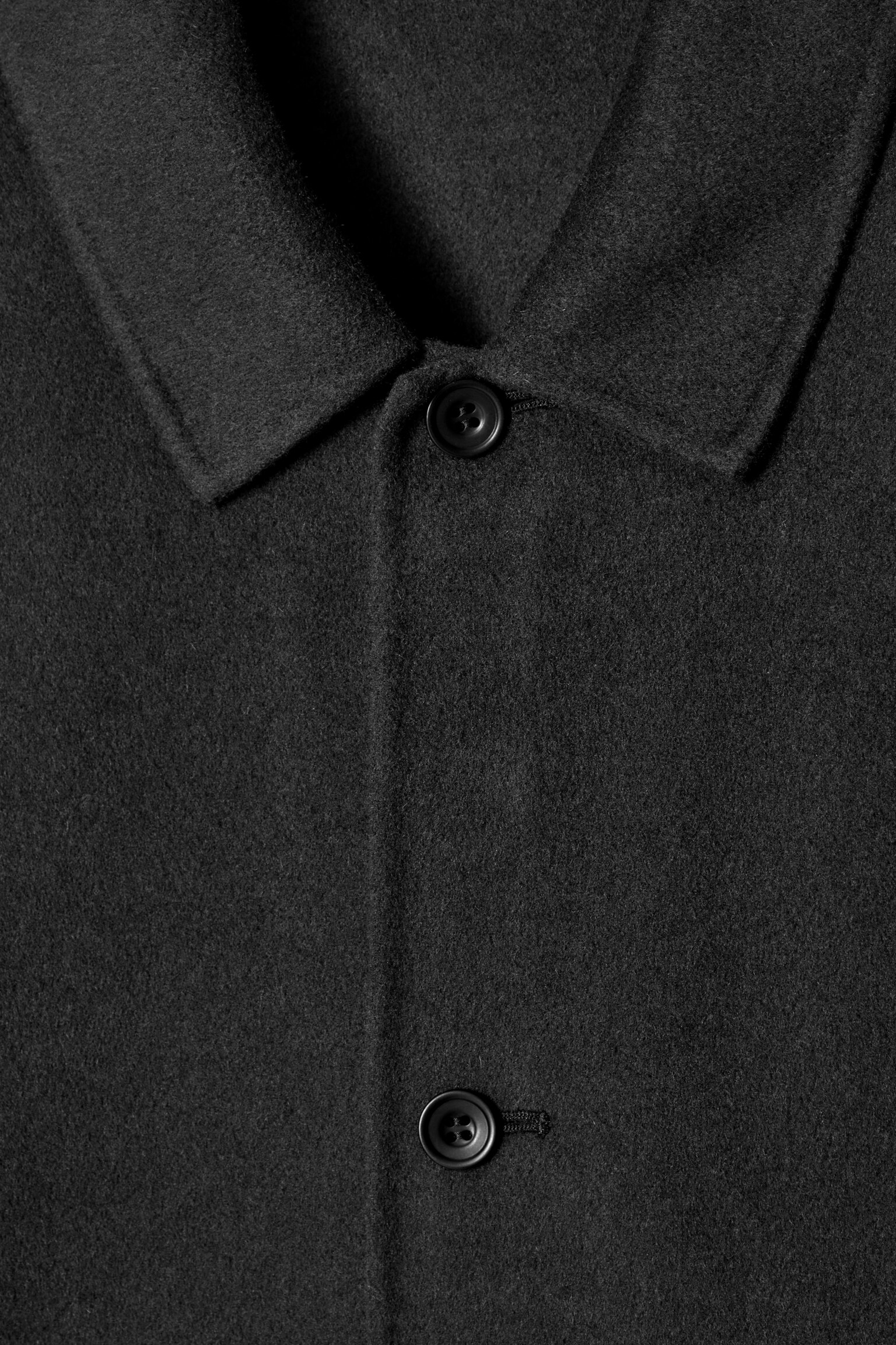 SURCHEMISE LAINE DOUBLE FACE - NOIR - 4
