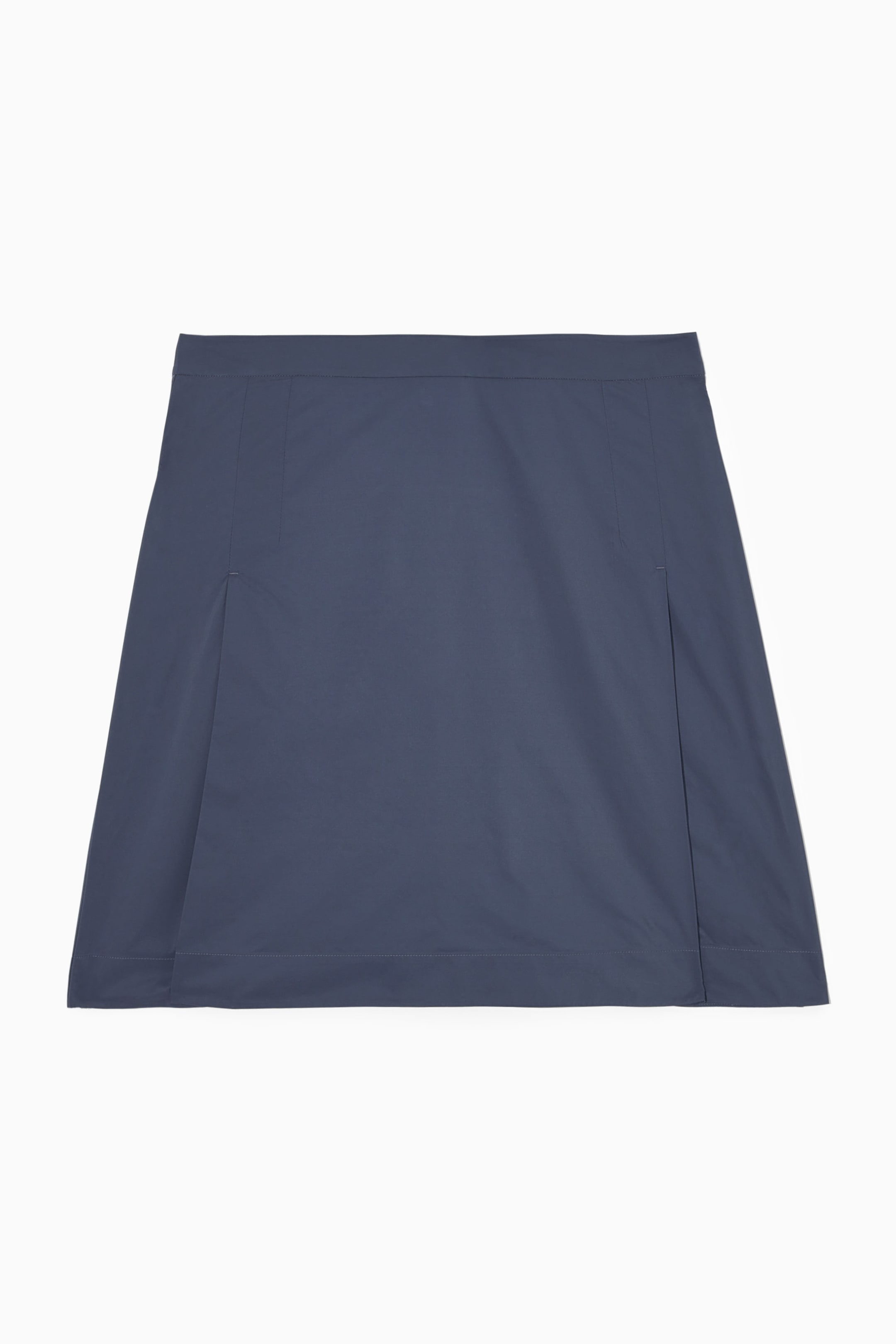 SHELL-PANEL A-LINE MINI SKIRT