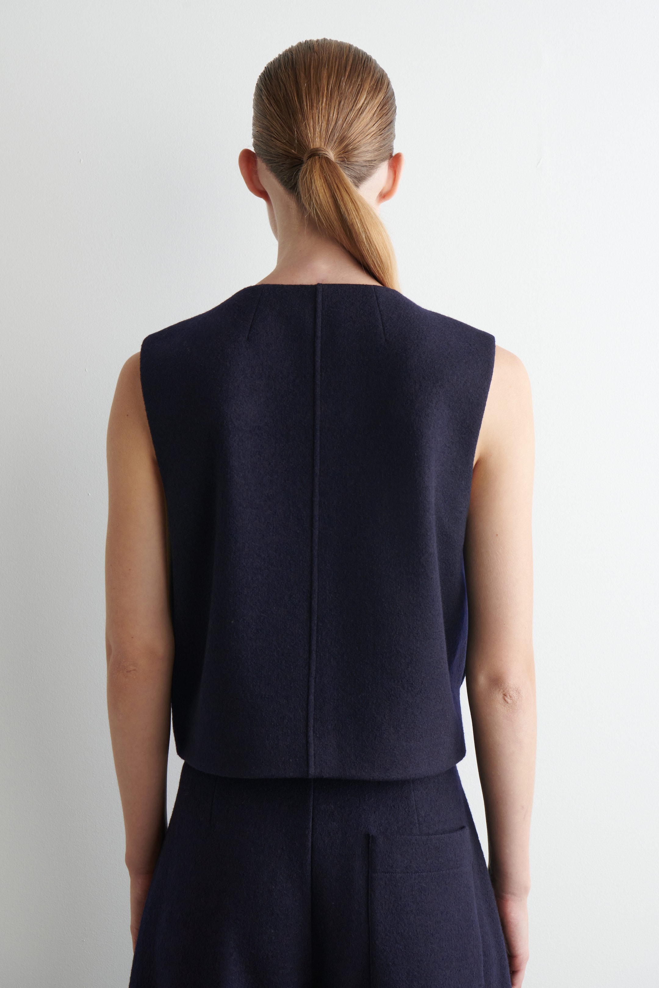 BOILED MERINO WOOL VEST