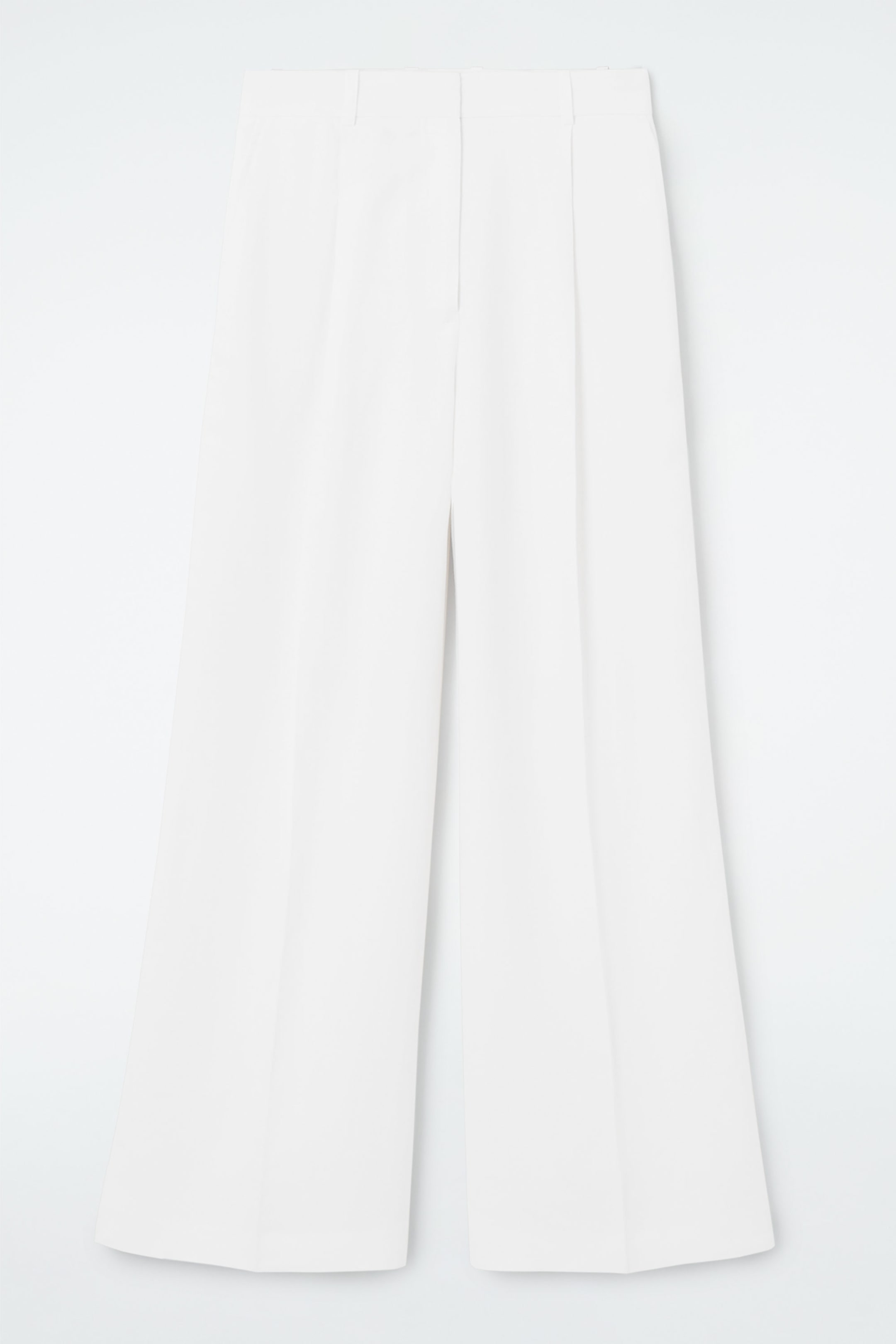 TAILORED LINEN-BLEND PANTS