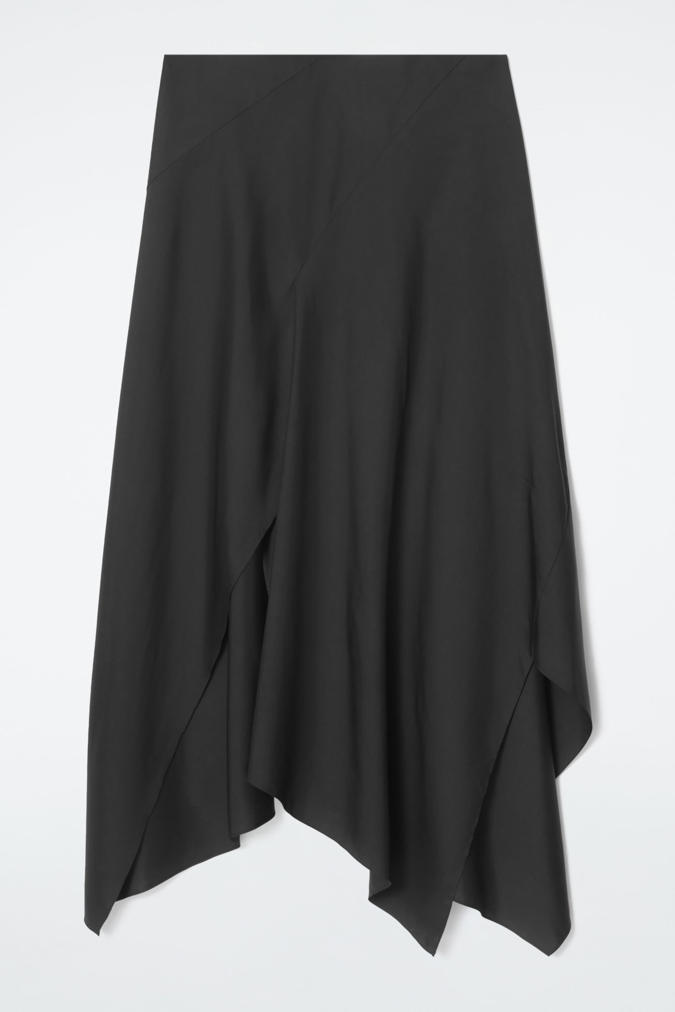 THE DRAPED SILK SKIRT