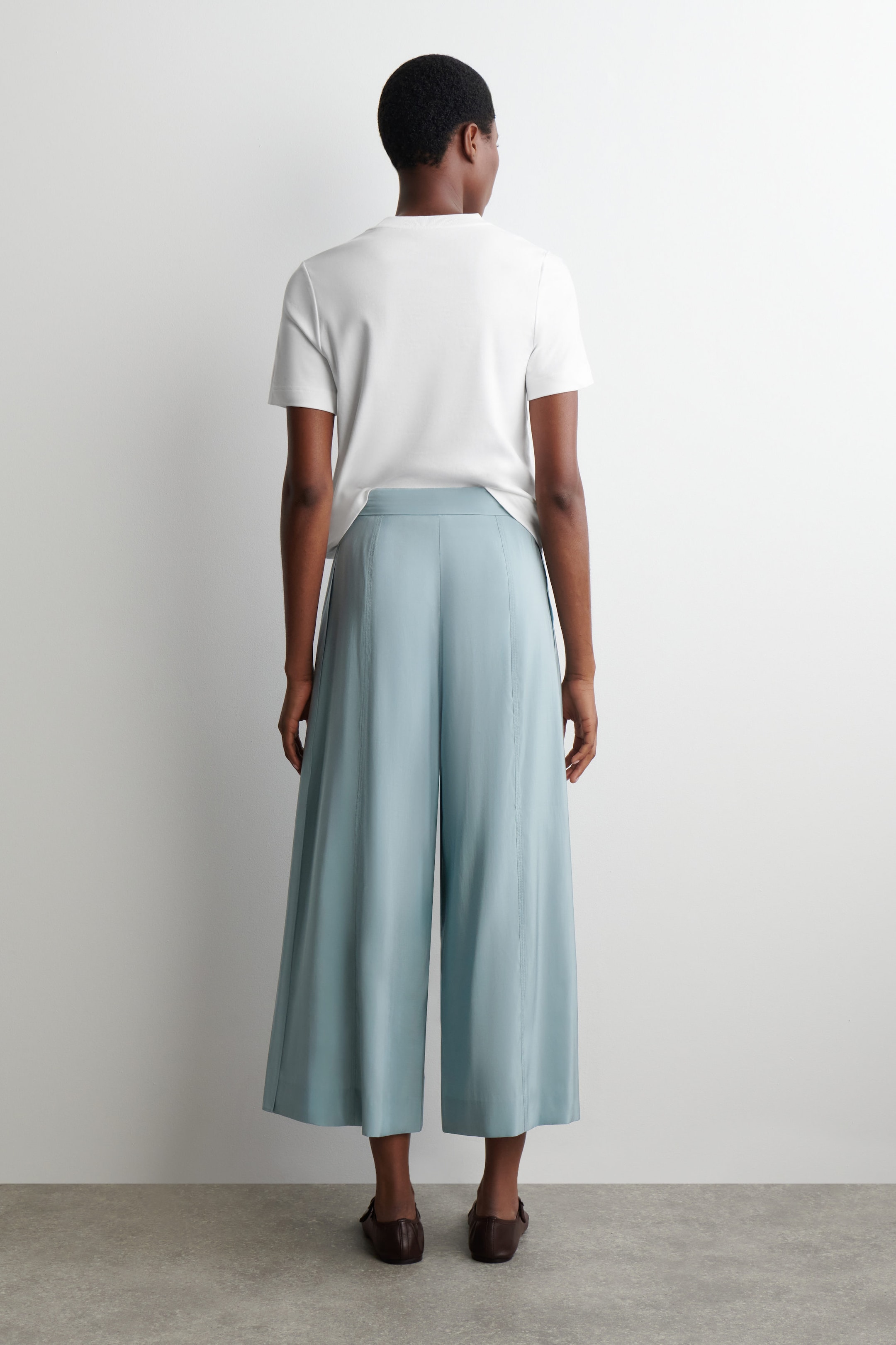 FLUID PLEATED CULOTTES
