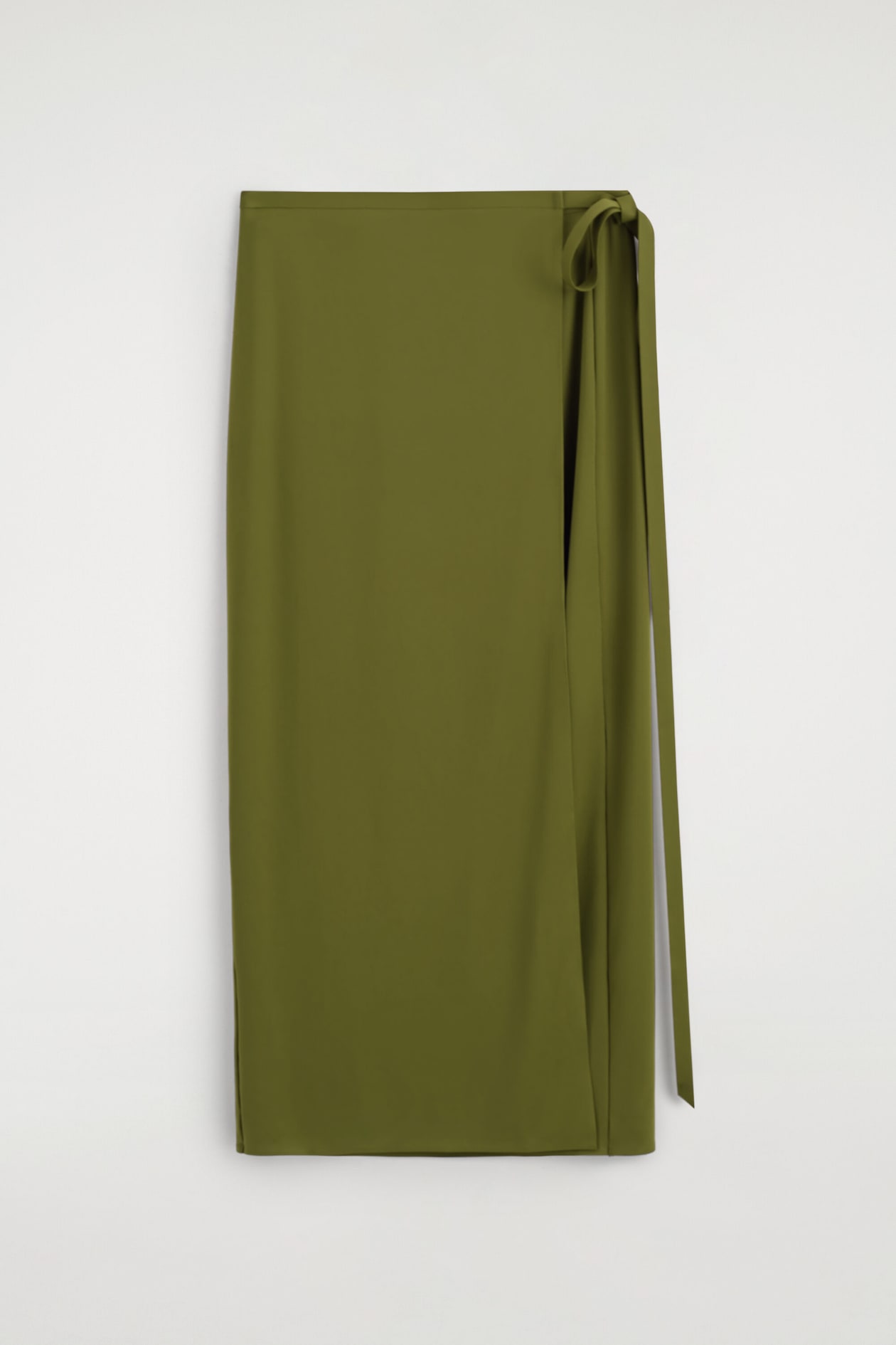 SARONG WRAP SKIRT — KHAKI