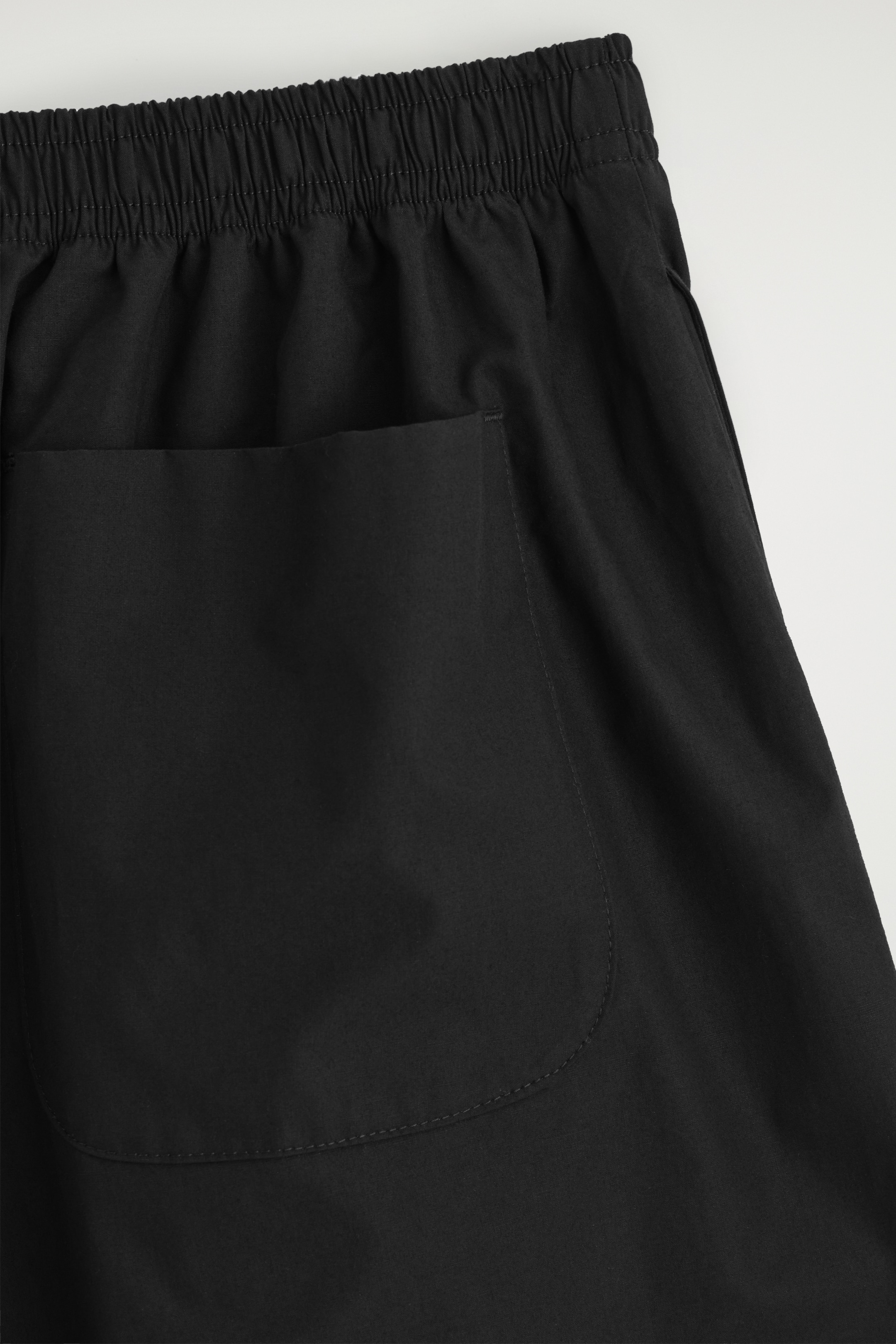 Grotere afbeelding bekijken: Katoenen shorts met trekkoord. - ZWART - DAMES | H&M BE 5