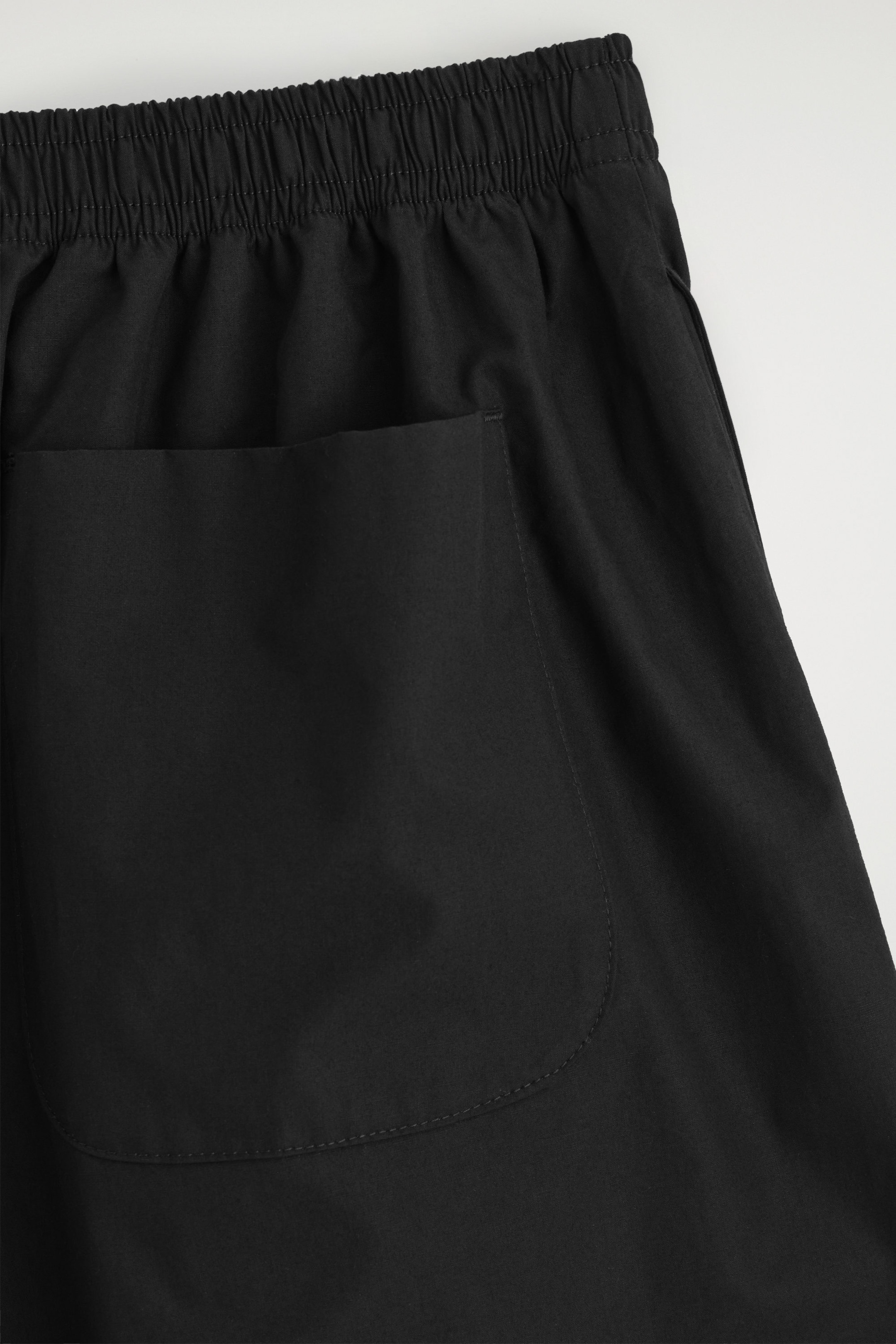 DRAWSTRING COTTON SHORTS
