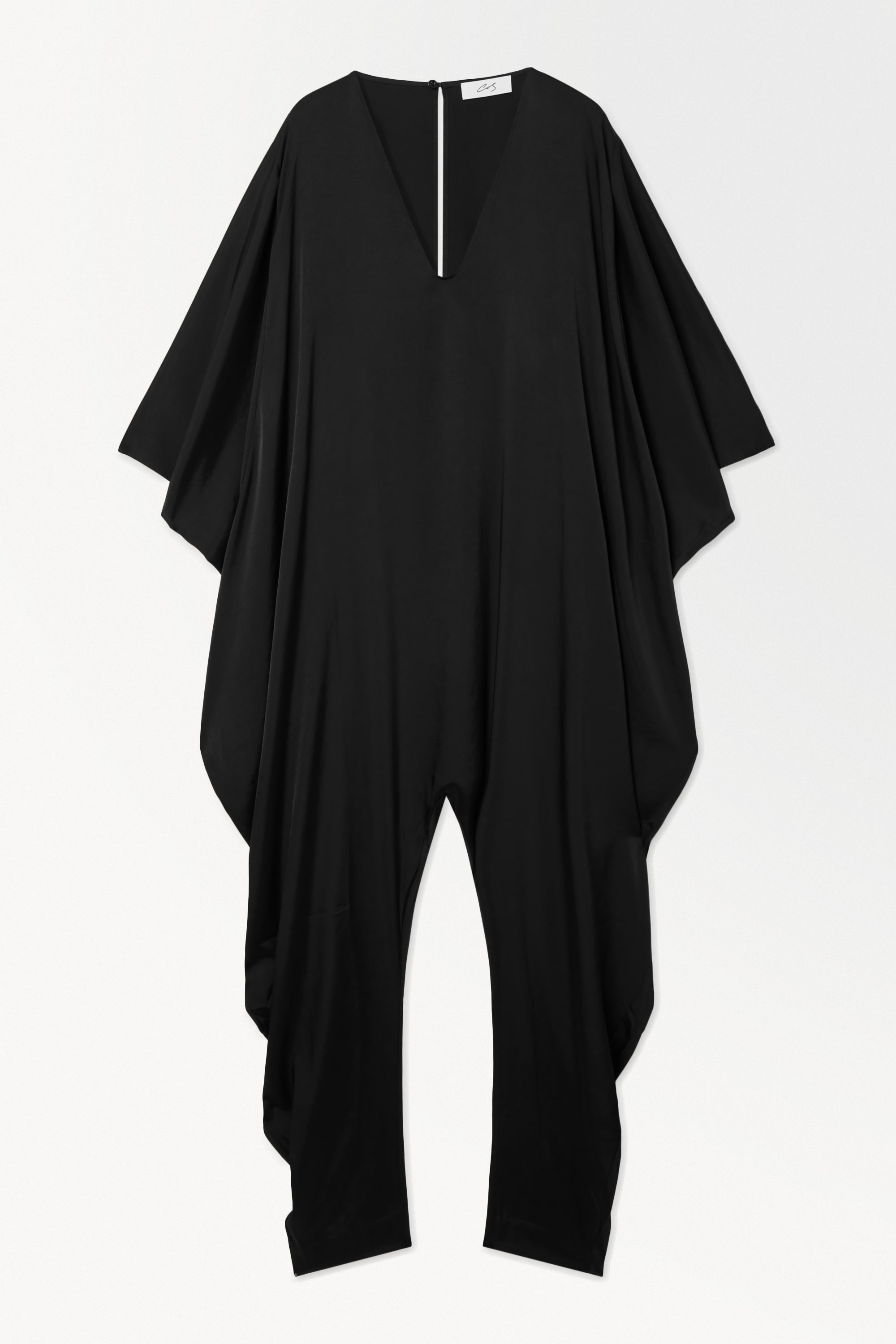 THE FLUID JUMPSUIT - BLACK | COS