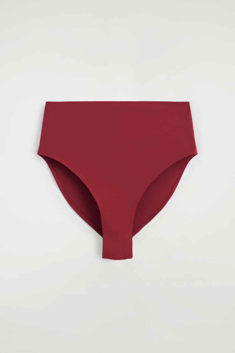 Bonded-Scuba High-Waisted Bikini Briefs