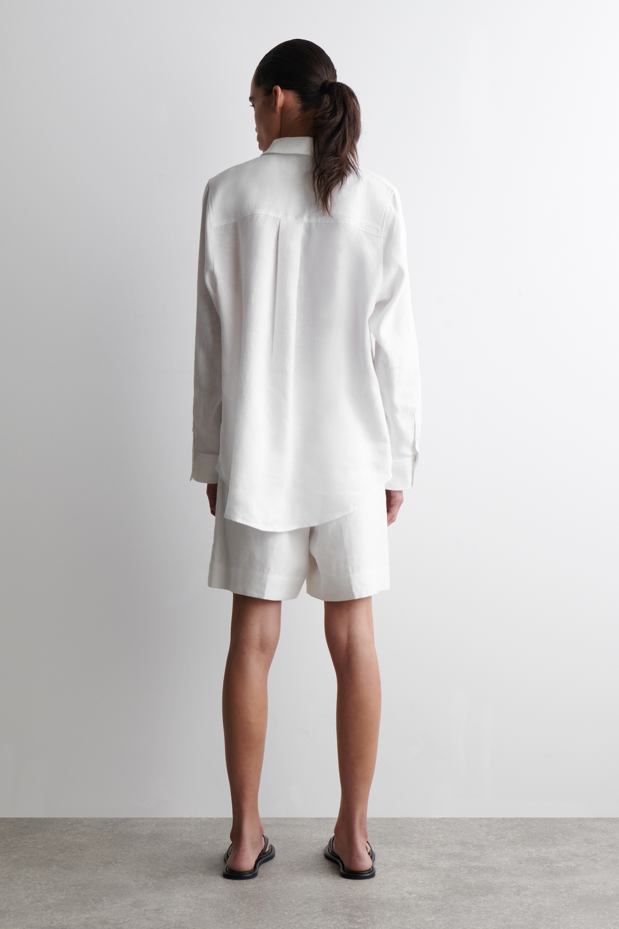 Se større billede: OVERSIZED HØRSKJORTE - HVID - DAME | H&M DK 4