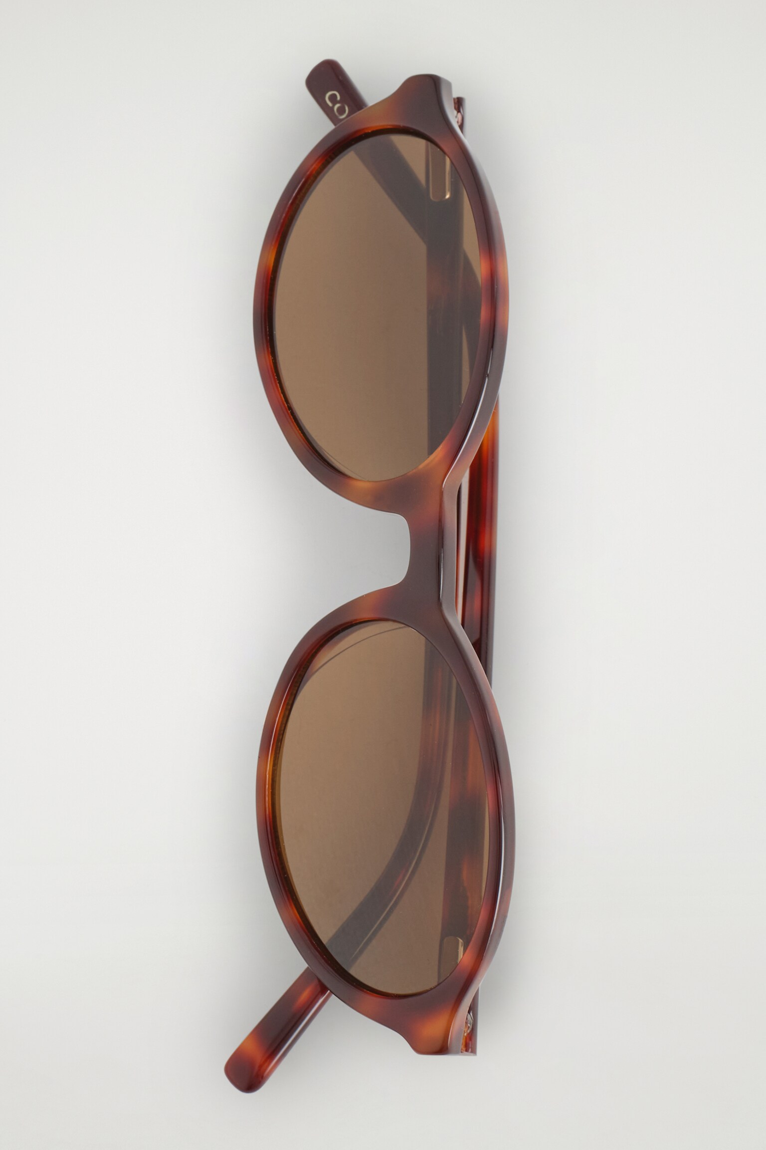 LUNETTES DE SOLEIL OVALES - BRUN / MOTIF ÉCAILLE - 6