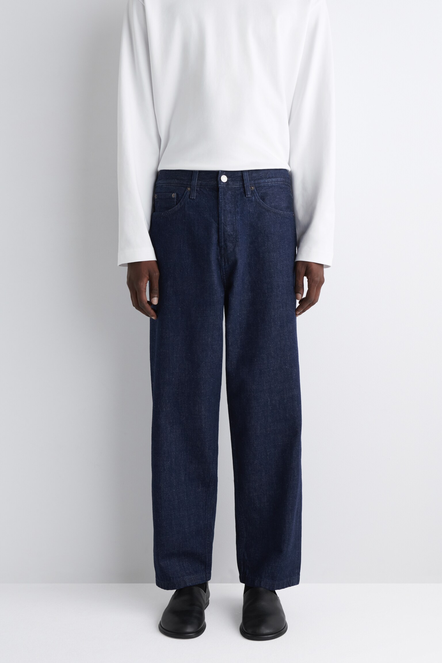 DOME STRAIGHT-LEG JEANS - DARK BLUE/DARK GREY/BLACK/BLACK/MOLE / HERRINGBONE/BEIGE - 4