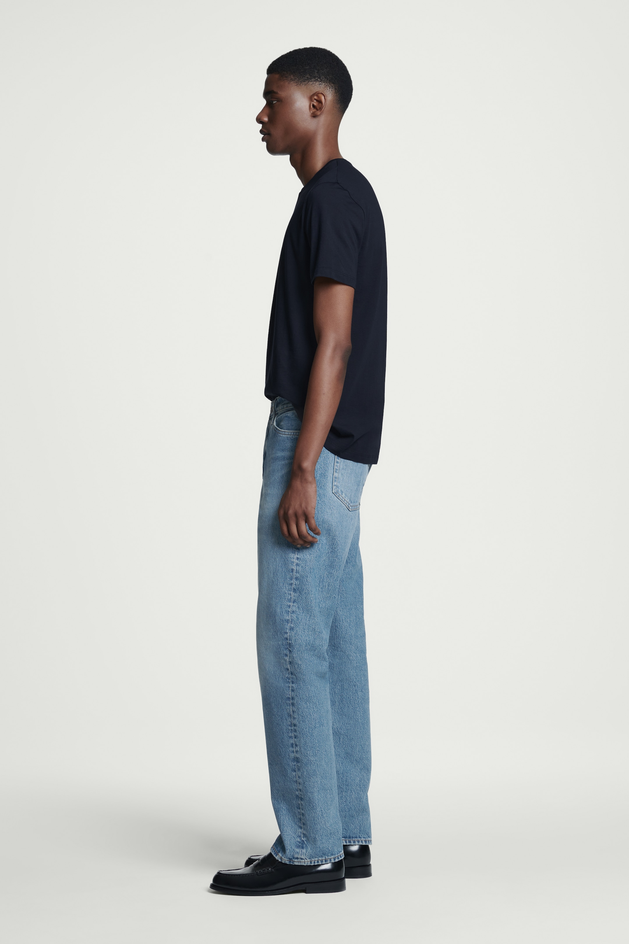 Grösseres Bild ansehen: T-SHIRT AUS BAUMWOLLE MIT NORMALER PASSFORM - NAVYBLAU - HERREN | H&M CH 3