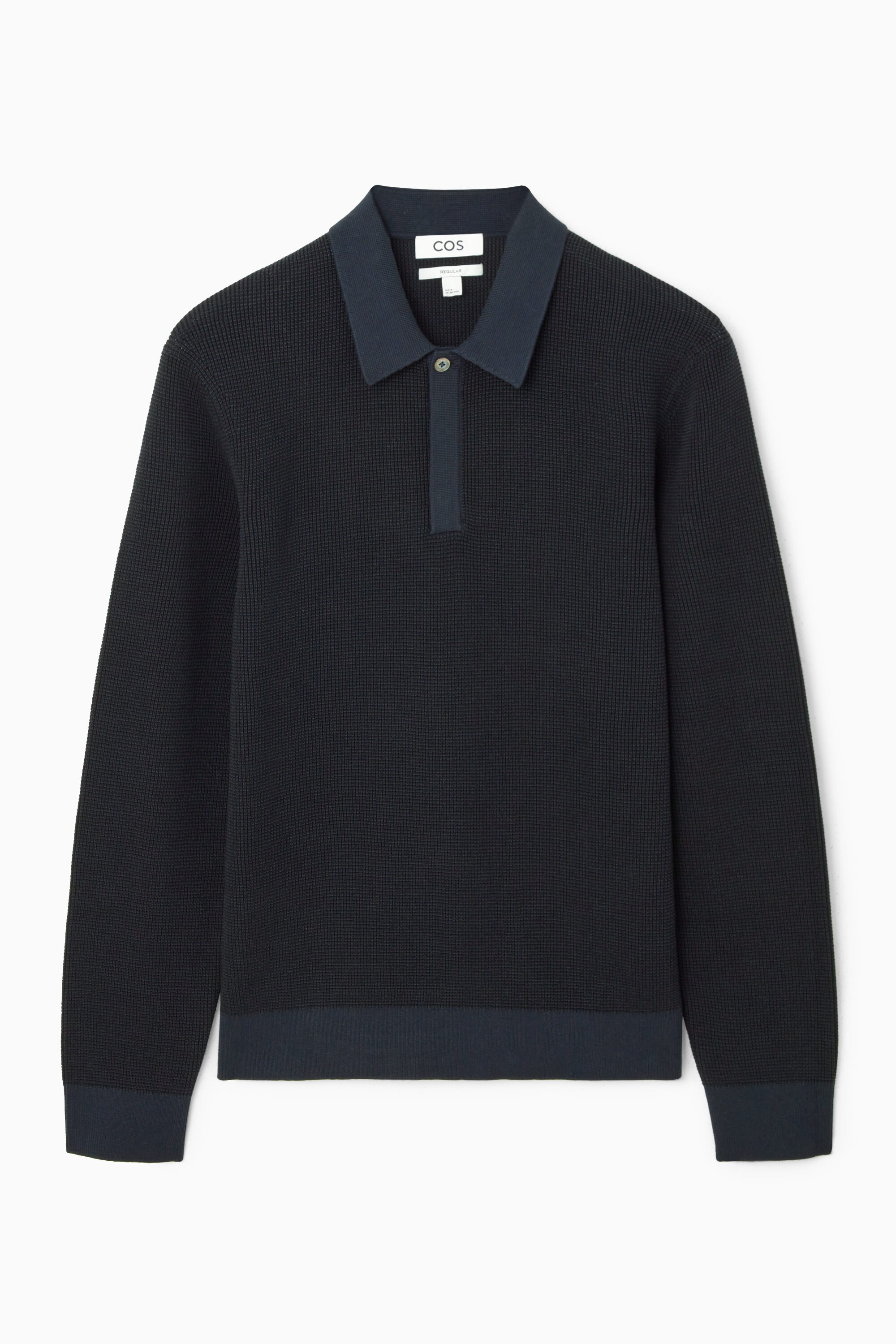 ★KIRSH★ Elbow Point Waffle Long Sleeve Dark Navy ELBOW POINT WAFFLE LONG SLEEVE [DARK NAVY] - KIRSH | 60