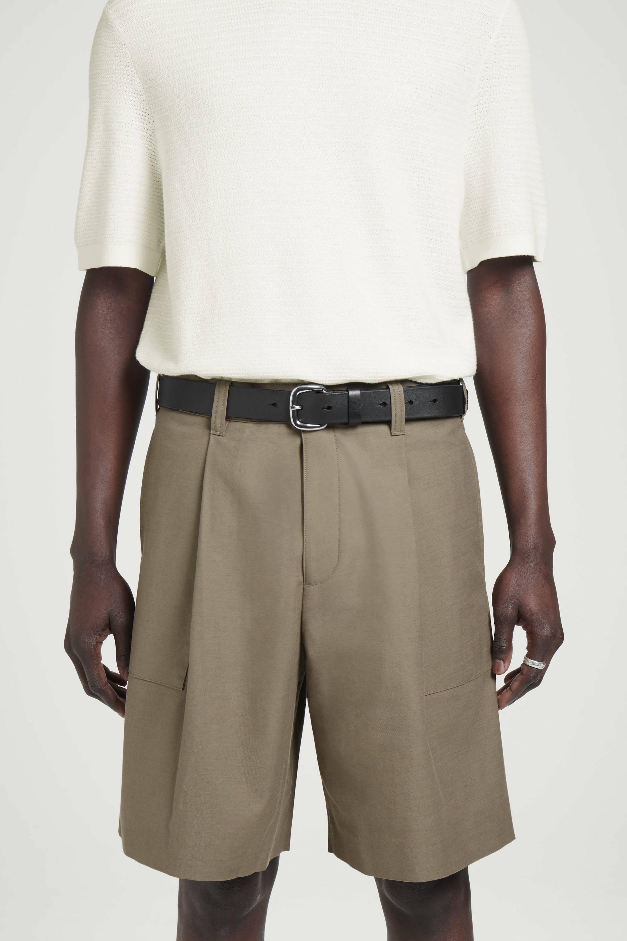 COTTON-TWILL CHINO SHORTS