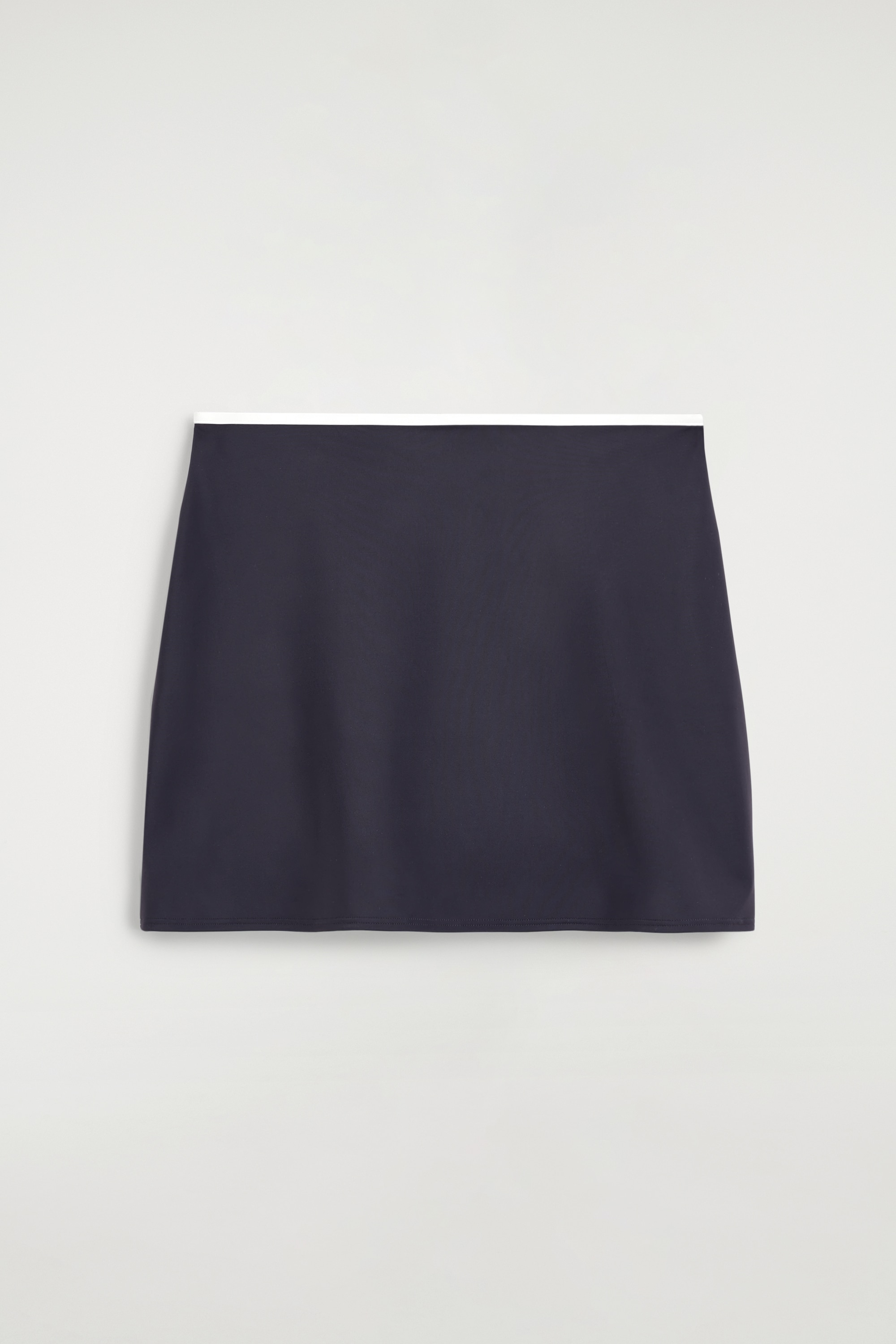 GONNA DA MARE CON BORDI A CONTRASTO - BLU NAVY / BIANCO
