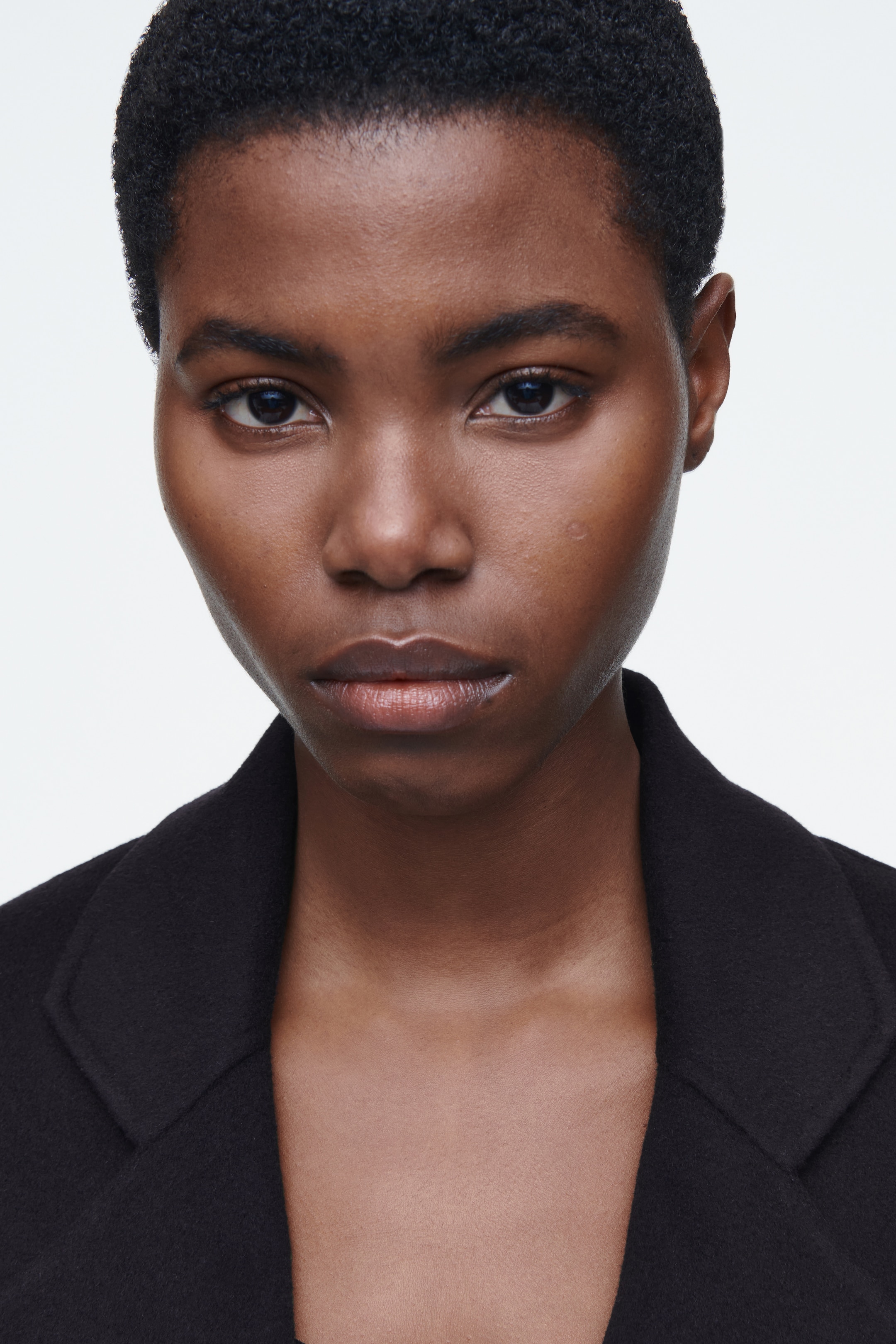 Ingrandisci l'immagine: TAILORED DOUBLE-FACED WOOL JACKET - NAVY - DONNA | H&M CH 3