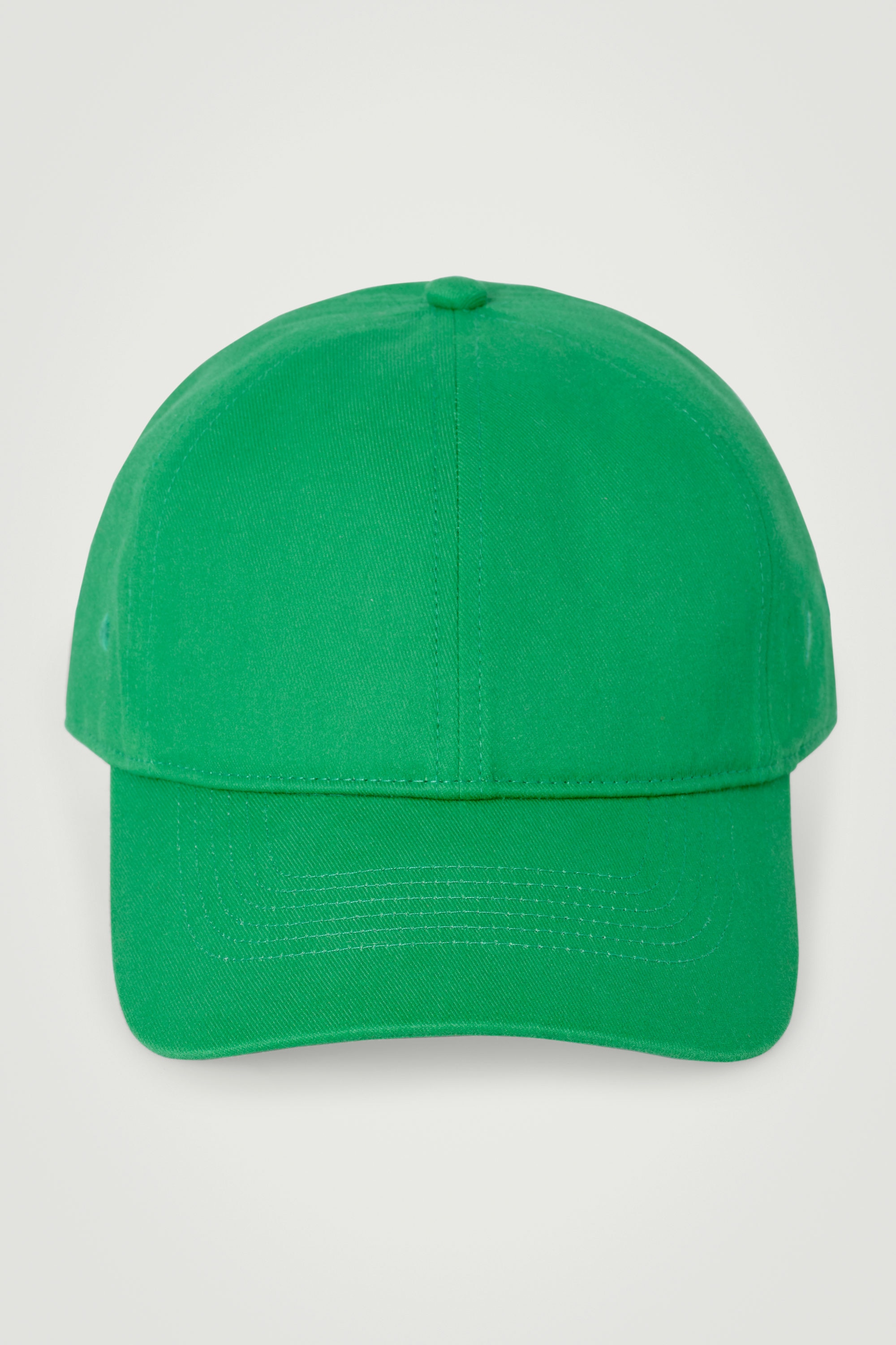 COTTON-TWILL BASEBALL CAP - GREEN | COS