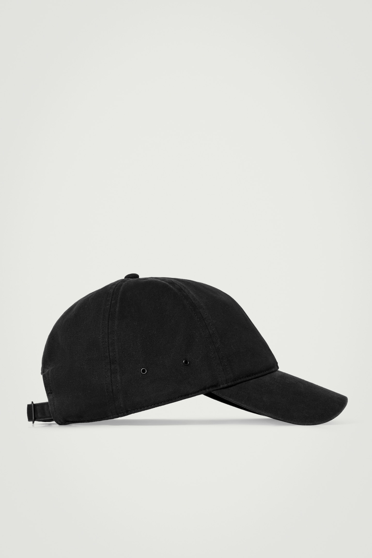 COTTON-TWILL BASEBALL CAP - BLACK - 2