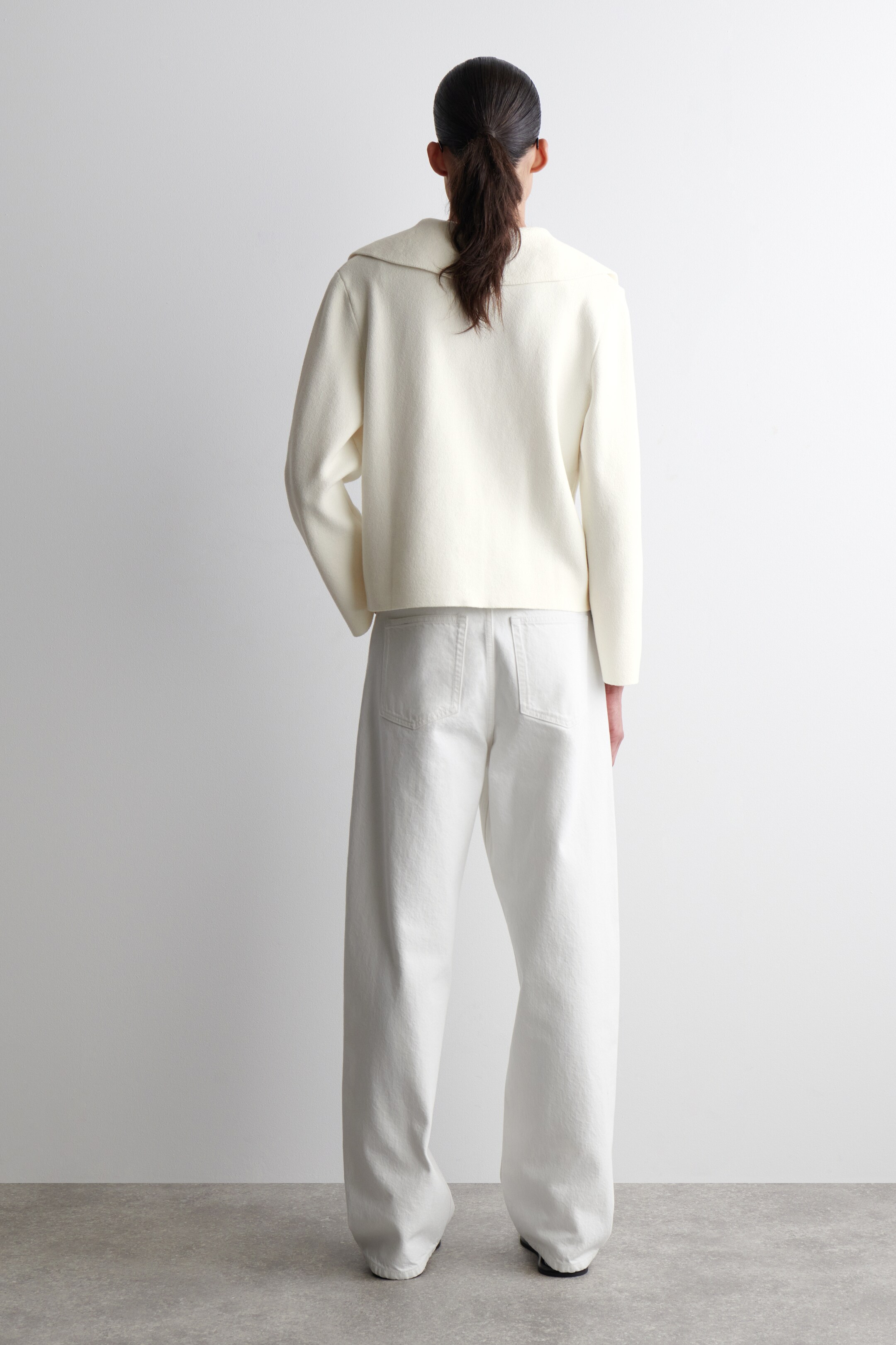 Visualizza immagine più grande: GIACCA IN MAGLIA CON COLLETTO - AVORIO - DONNA | H&M IT 4