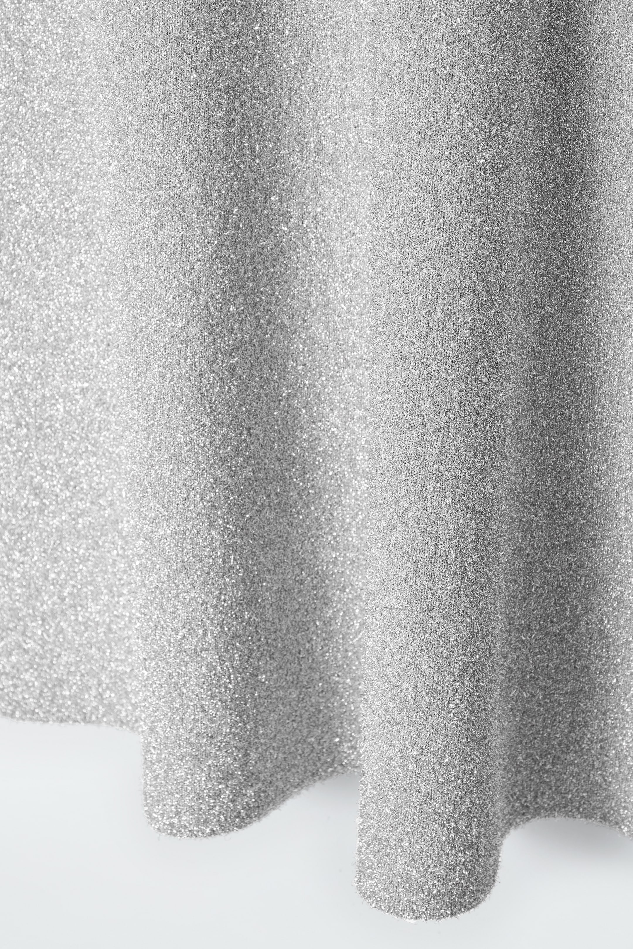 View larger image: SPARKLY MERINO WOOL MIDI SKIRT - SILVER - Ladies | H&M GB 6
