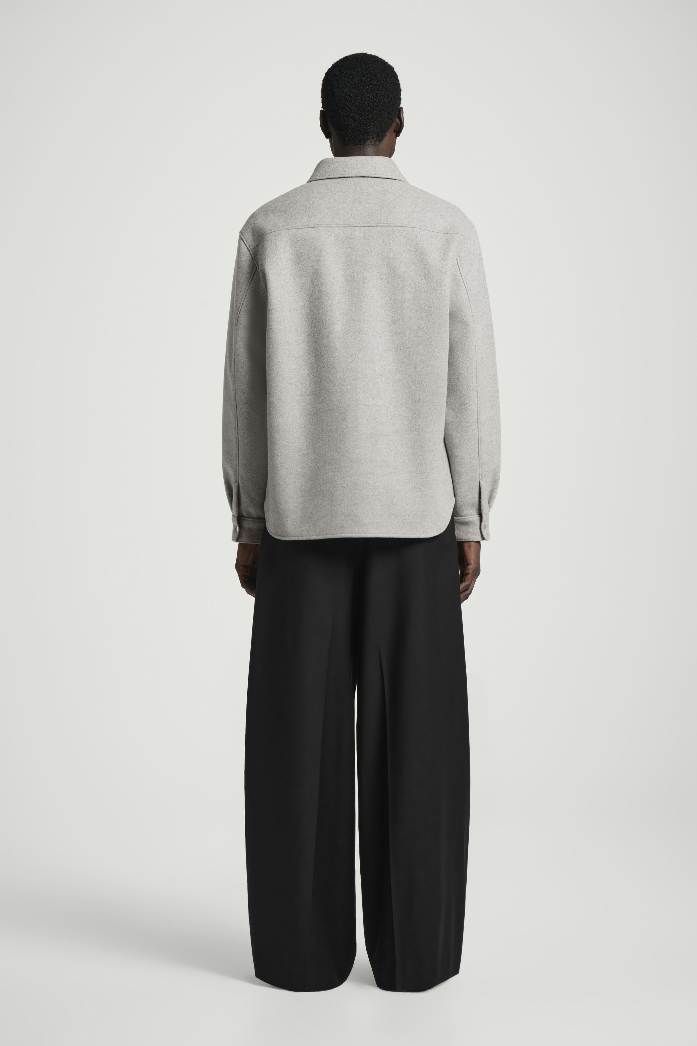 【極美品】HUMAN MADE WOOL OVERSHIRT L 黒グレー Motion Wool Overshirt | MEN | Theory [セオリー] 公式通販サイト