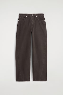 FACADE STRAIGHT-LEG JEANS — BROWN 6