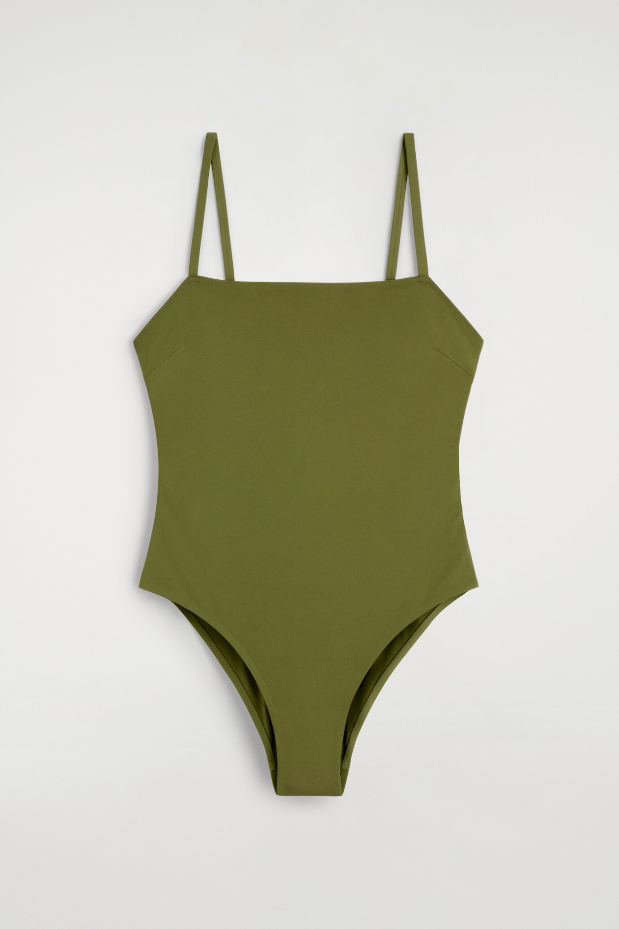BONDED SWIMSUIT — KHAKI