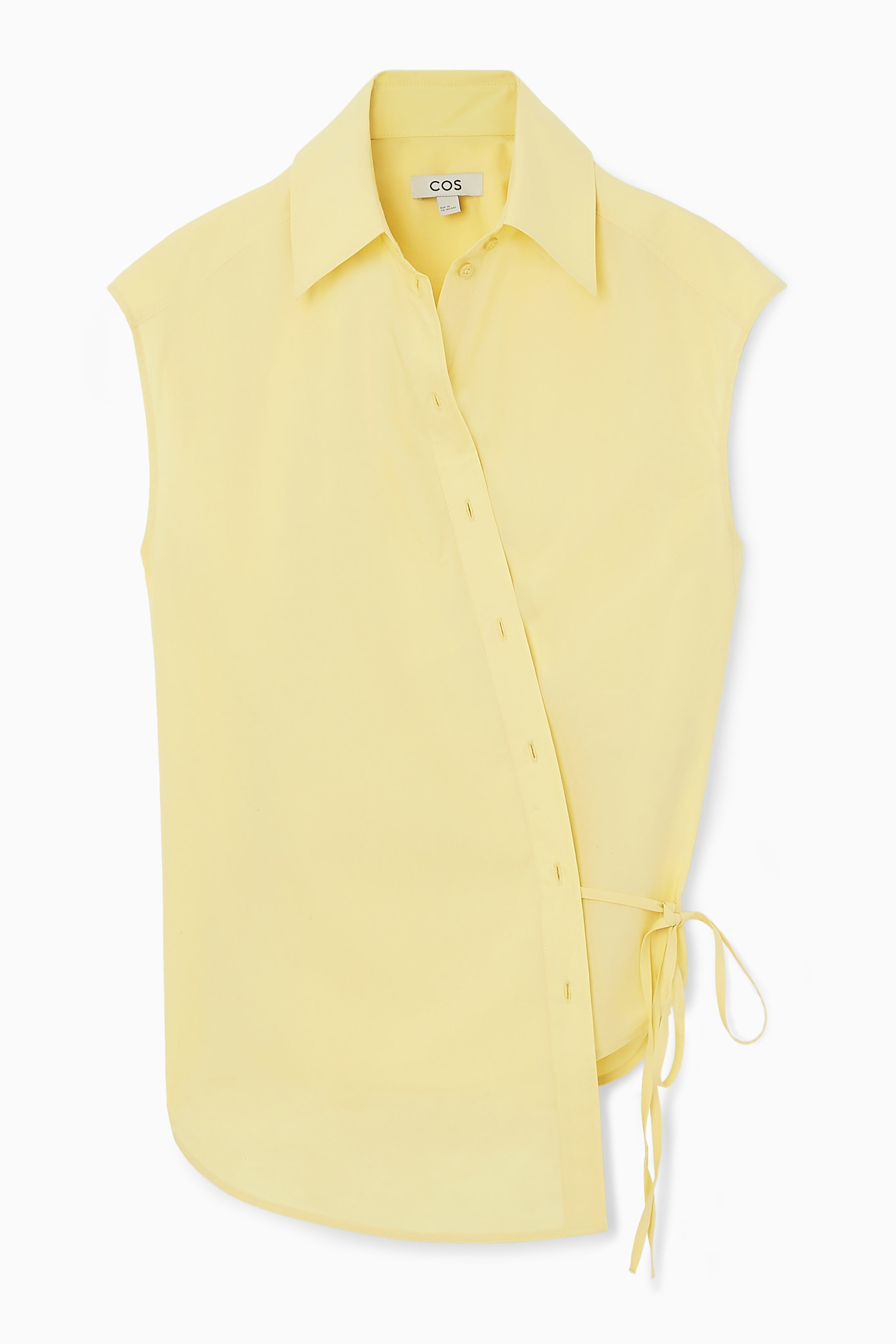View larger image: OVERSIZED SLEEVELESS WRAP SHIRT - YELLOW - Ladies | H&M GB 1