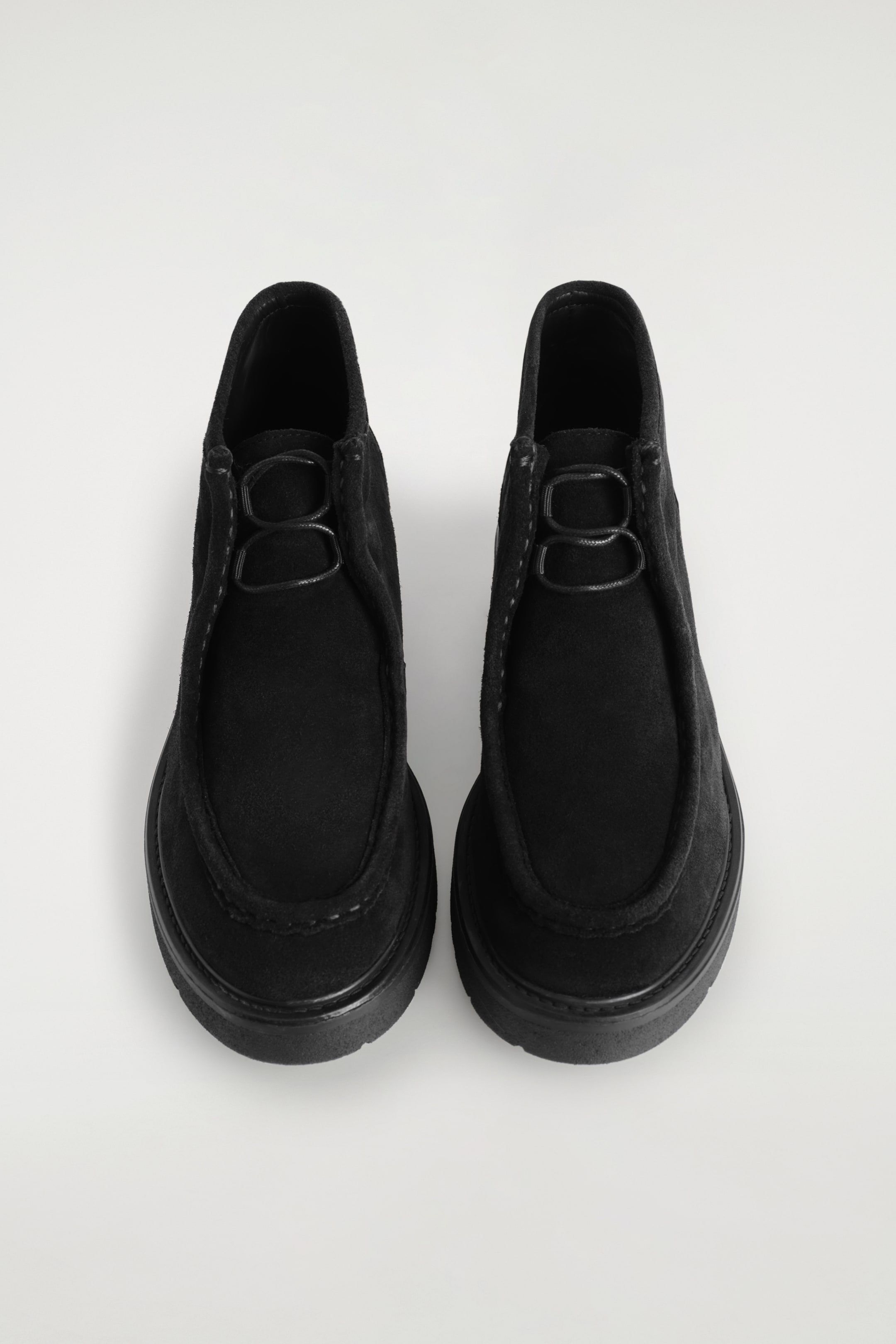 Visualizza immagine più grande: STIVALETTI IN PELLE SCAMOSCIATA CON LACCI - NERO - DONNA | H&M IT 5
