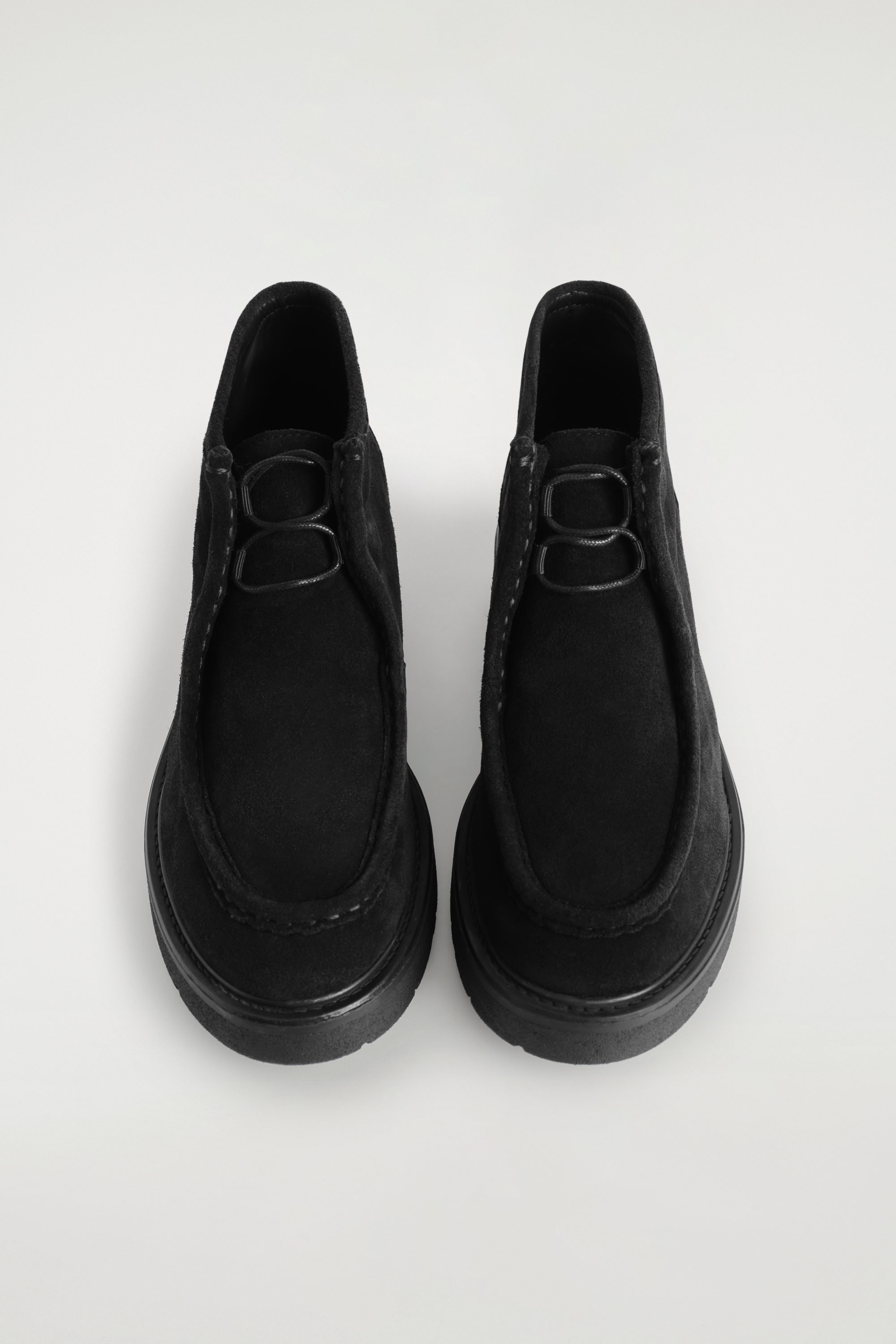 LACE-UP SUEDE ANKLE BOOTS - thumbnail 3