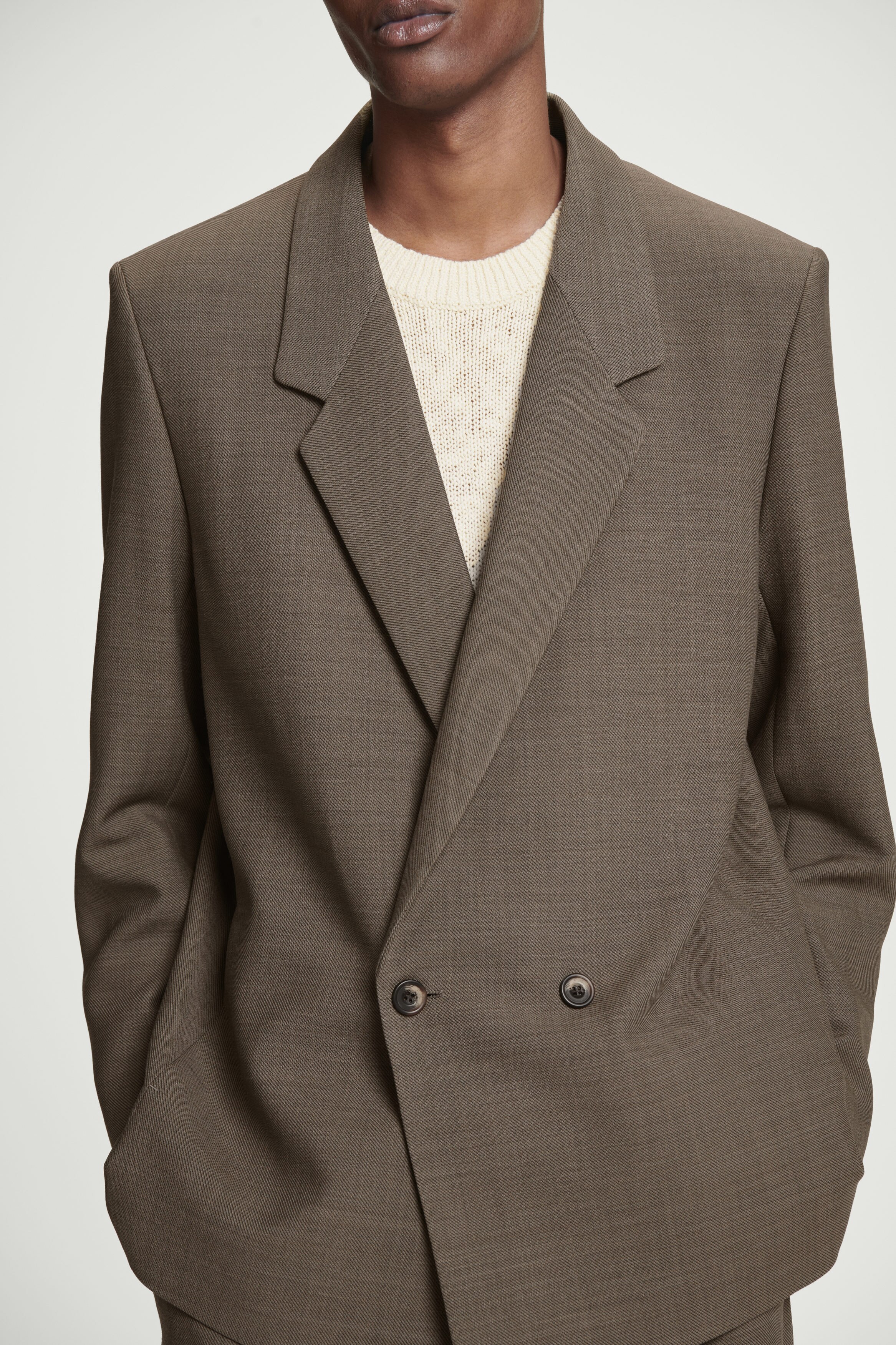 [RECTO] WOOL BLEND DOUBLE BREASTED TAILORED JACKET ★人気★ 59a28131e62129bb06ea4b9ab16f89