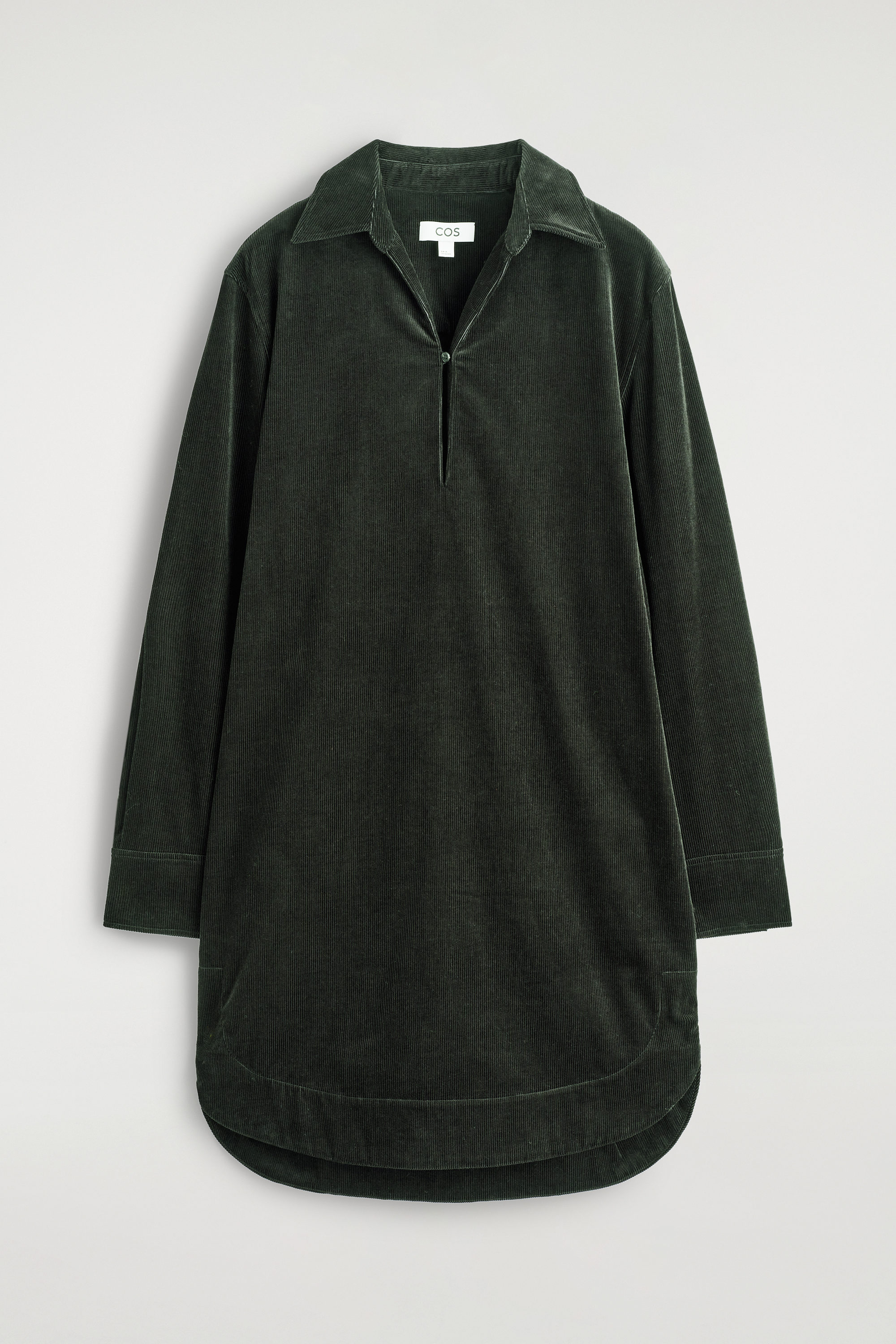 cos green corduroy dress Make It Count Olive Green Corduroy Dress, X-Large - The Mint Julep Boutique main image 0