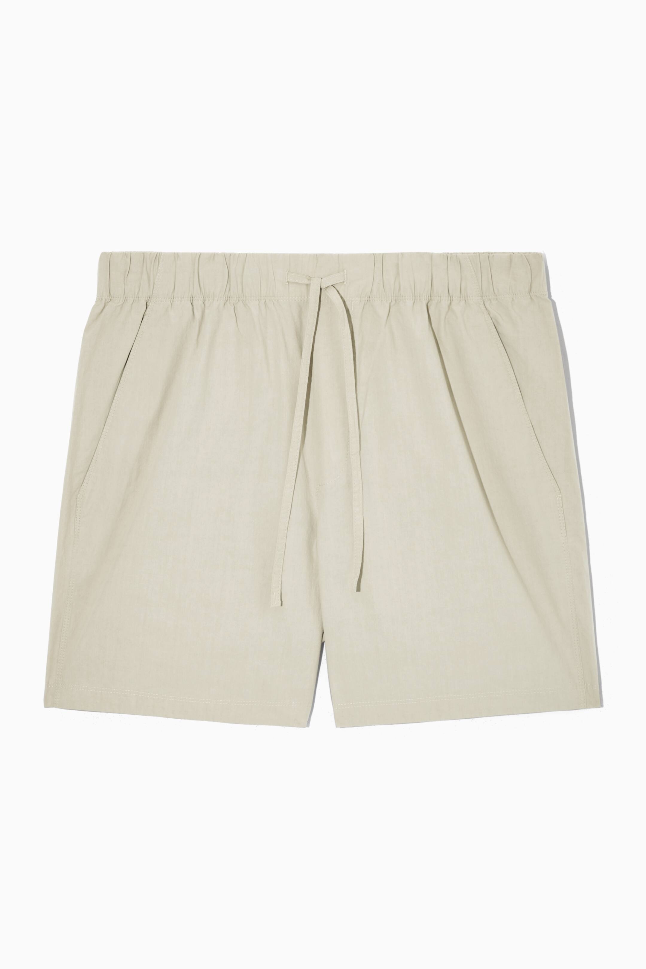 Visa större bild: REGULAR-FIT DRAWSTRING SHORTS - BEIGE - HERR | H&M FI 1