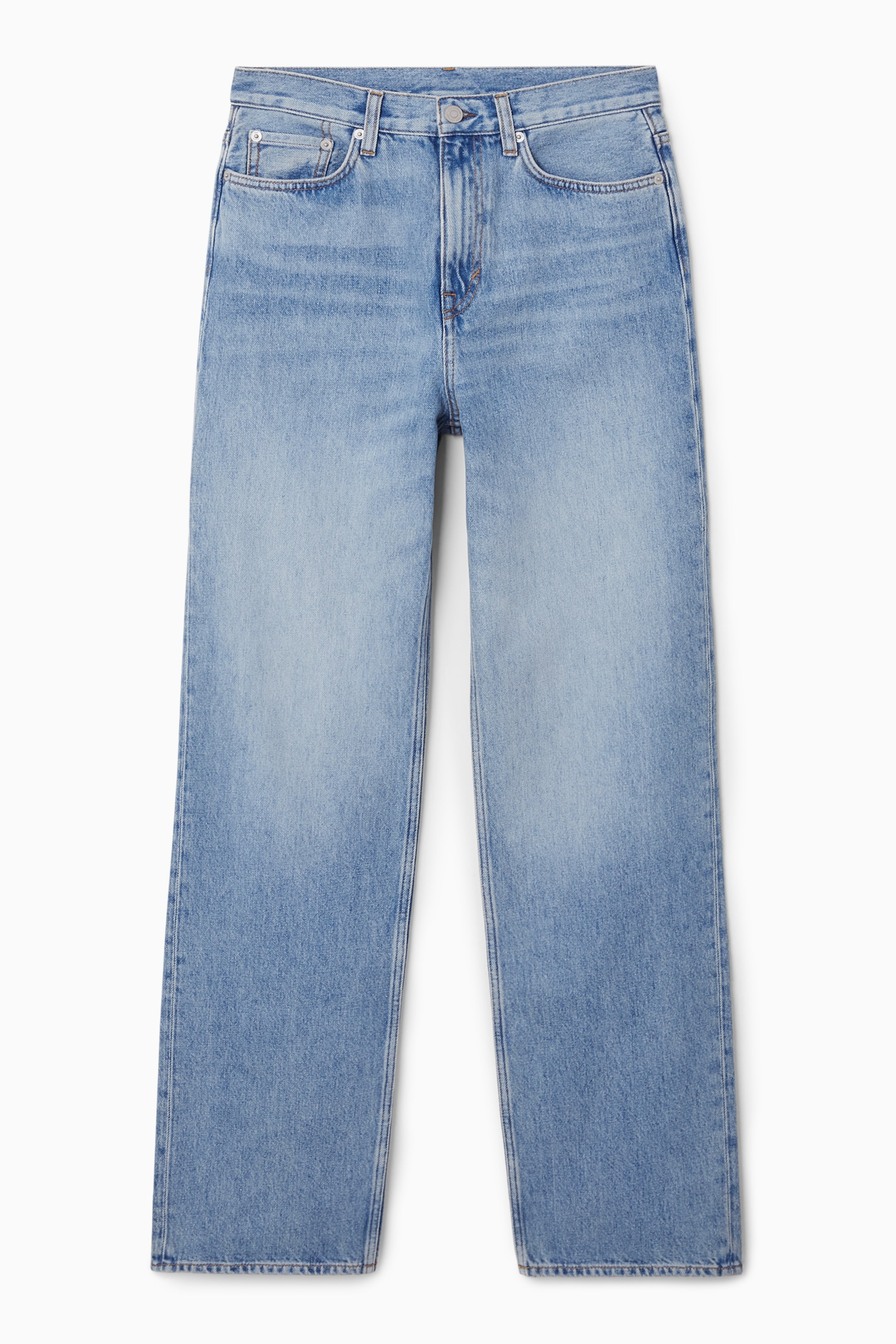 View larger image: COLUMN STRAIGHT-LEG JEANS - LIGHT BLUE - Ladies | H&M GB 1