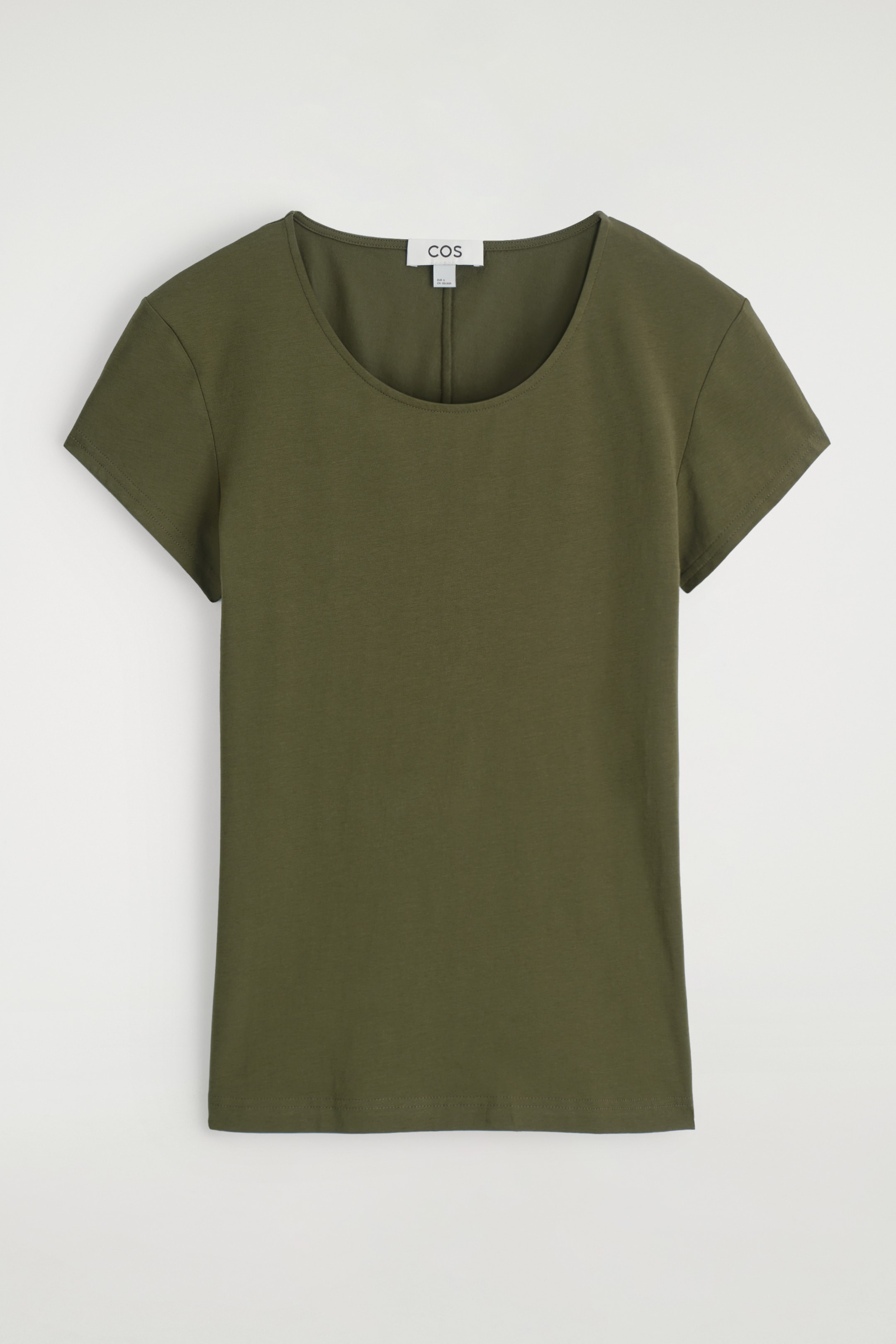 Zobacz większy obraz: T-SHIRT Z ZAOKRĄGLONYM DEKOLTEM - CIEMNY KHAKI - ONA | H&M PL 6