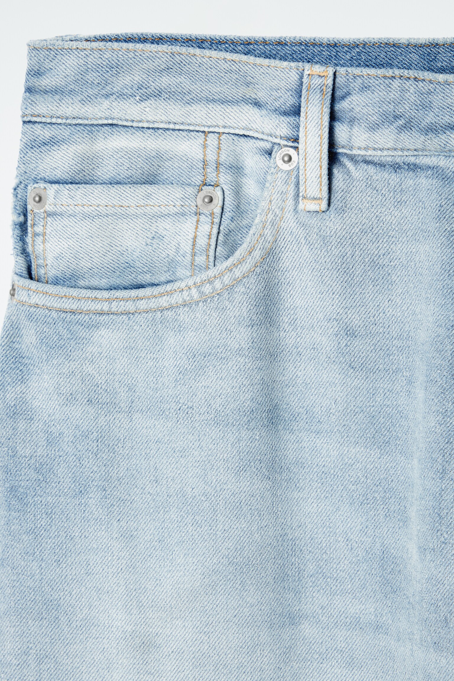 JEAN LARGE POOL - BLEU ENDUIT/BLEU FONCÉ - 6
