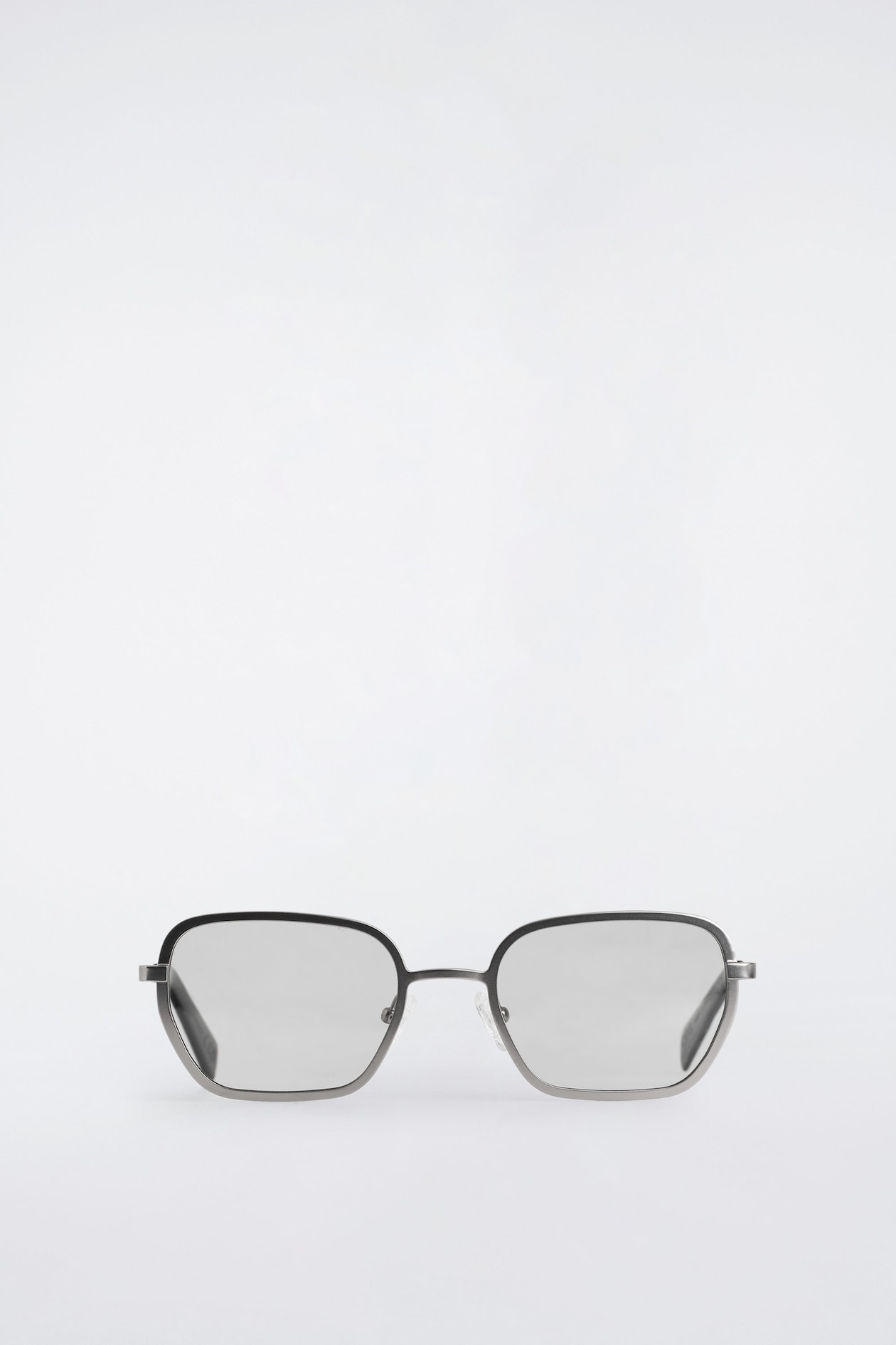 WIRE-FRAME RECTANGLE SUNGLASSES