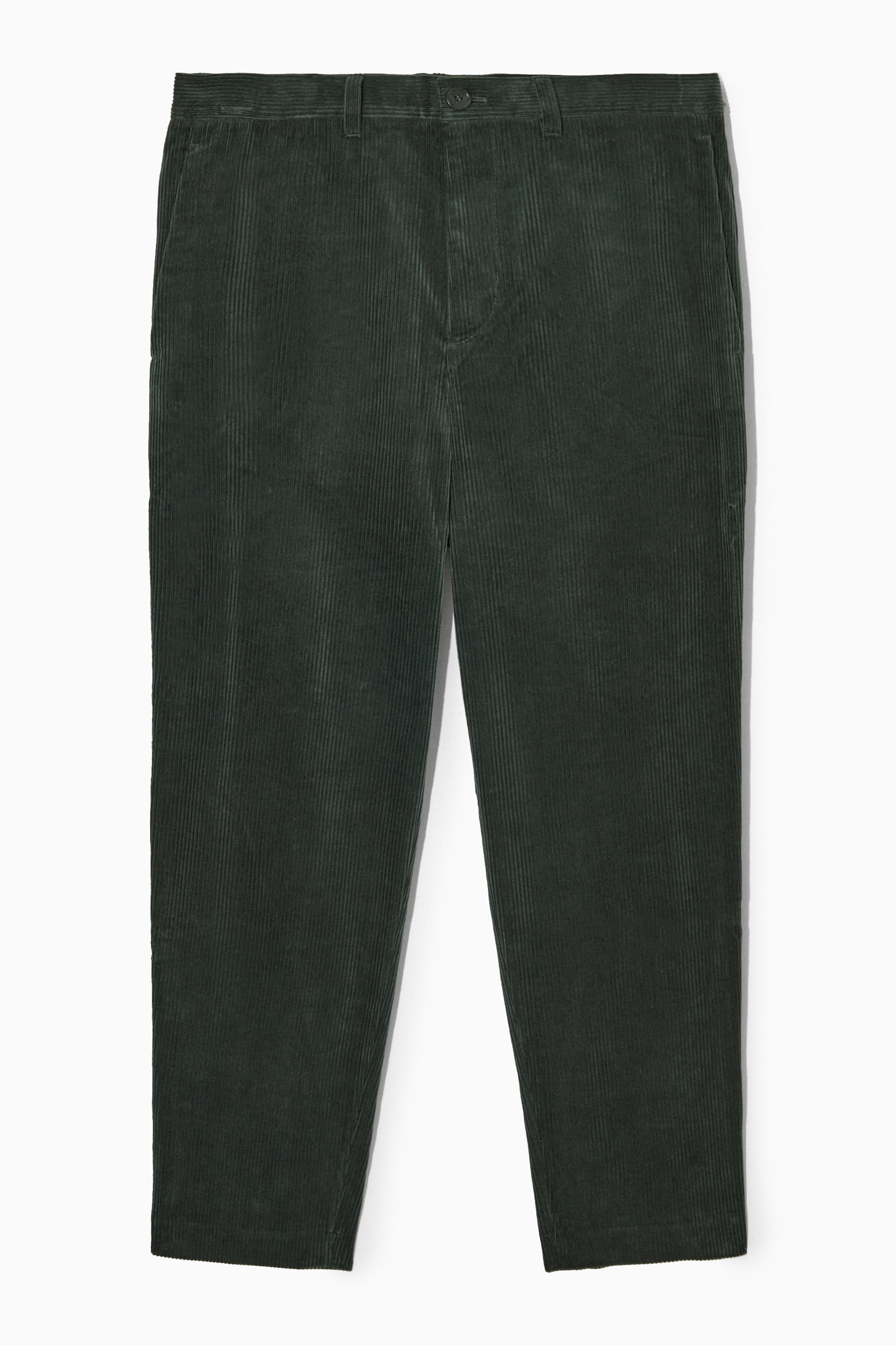 Visualizza immagine più grande: PANTALONI CHINO IN VELLUTO A COSTE A GAMBA DRITTA  - VERDE SCURO - UOMO | H&M IT 1