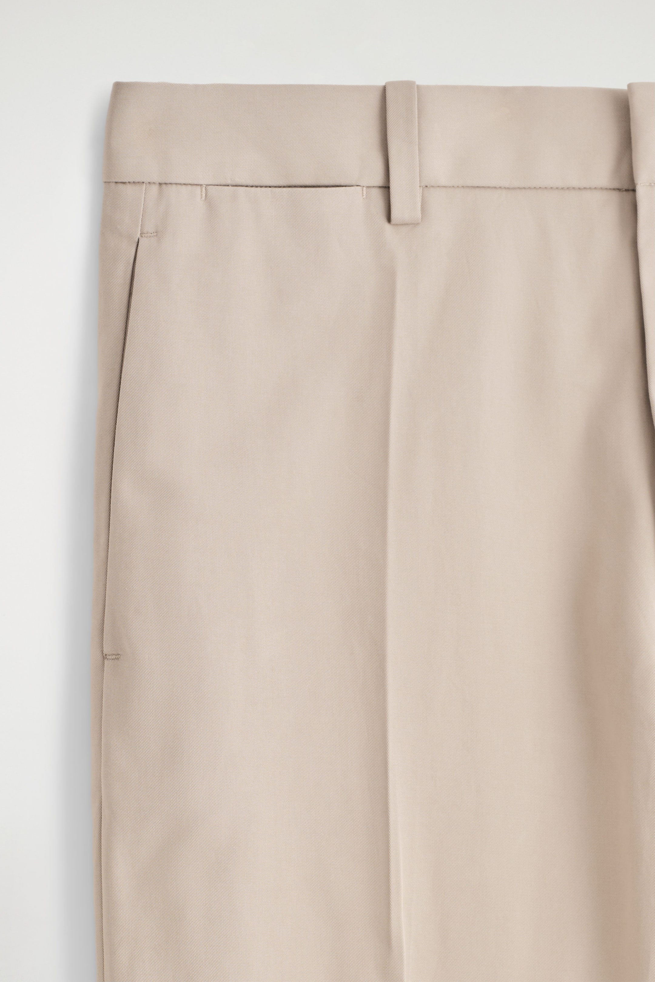 COTTON STRAIGHT-LEG CHINOS