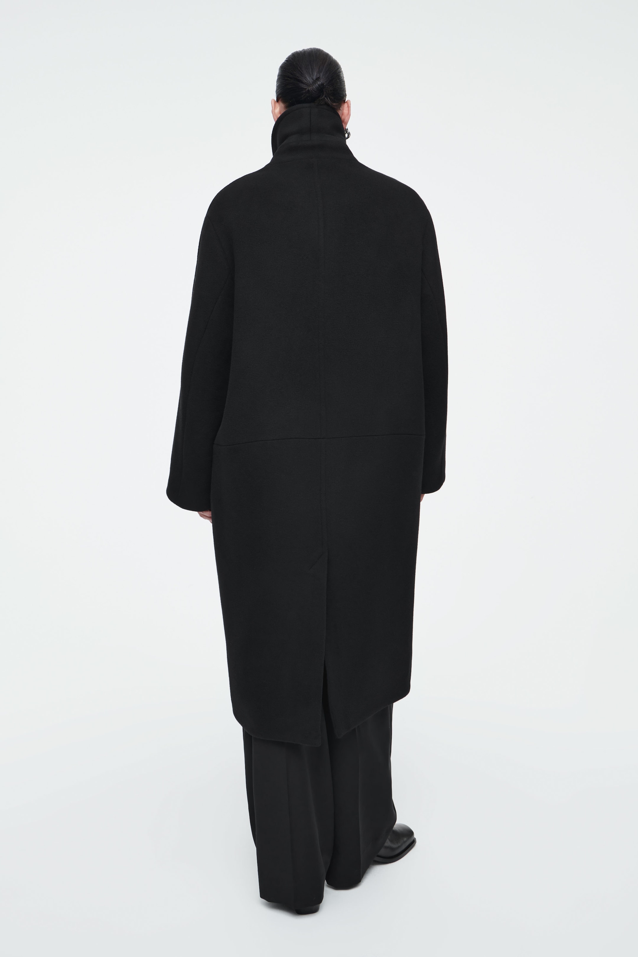 CAPPOTTO DOPPIOPETTO OVERSIZE IN LANA