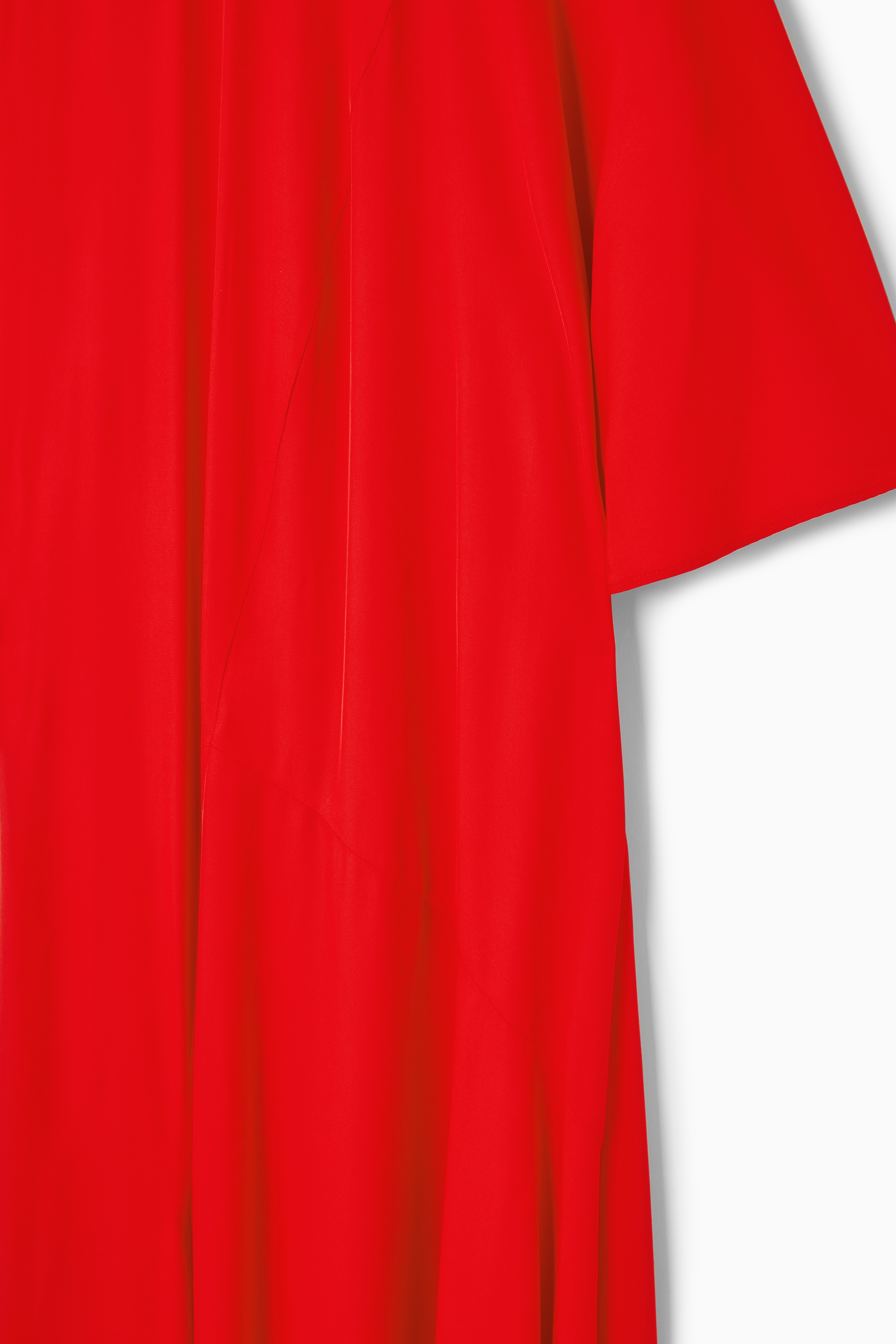 View larger image: ASYMMETRIC DRAPED MIDI DRESS - RED - Ladies | H&M GB 2