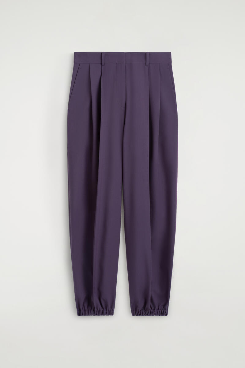 Pleated Balloon Pants