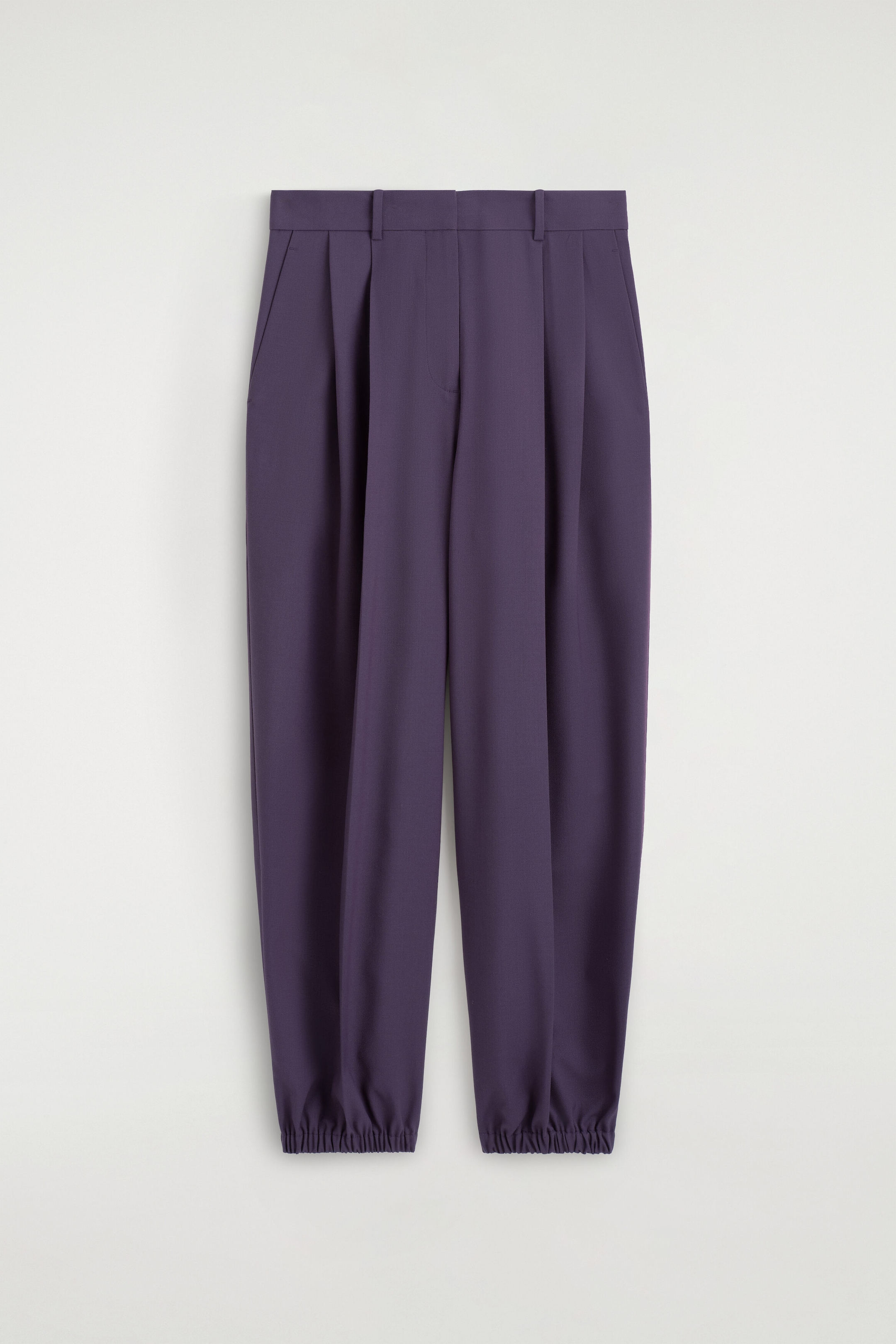 Pantalon bouffant plissé