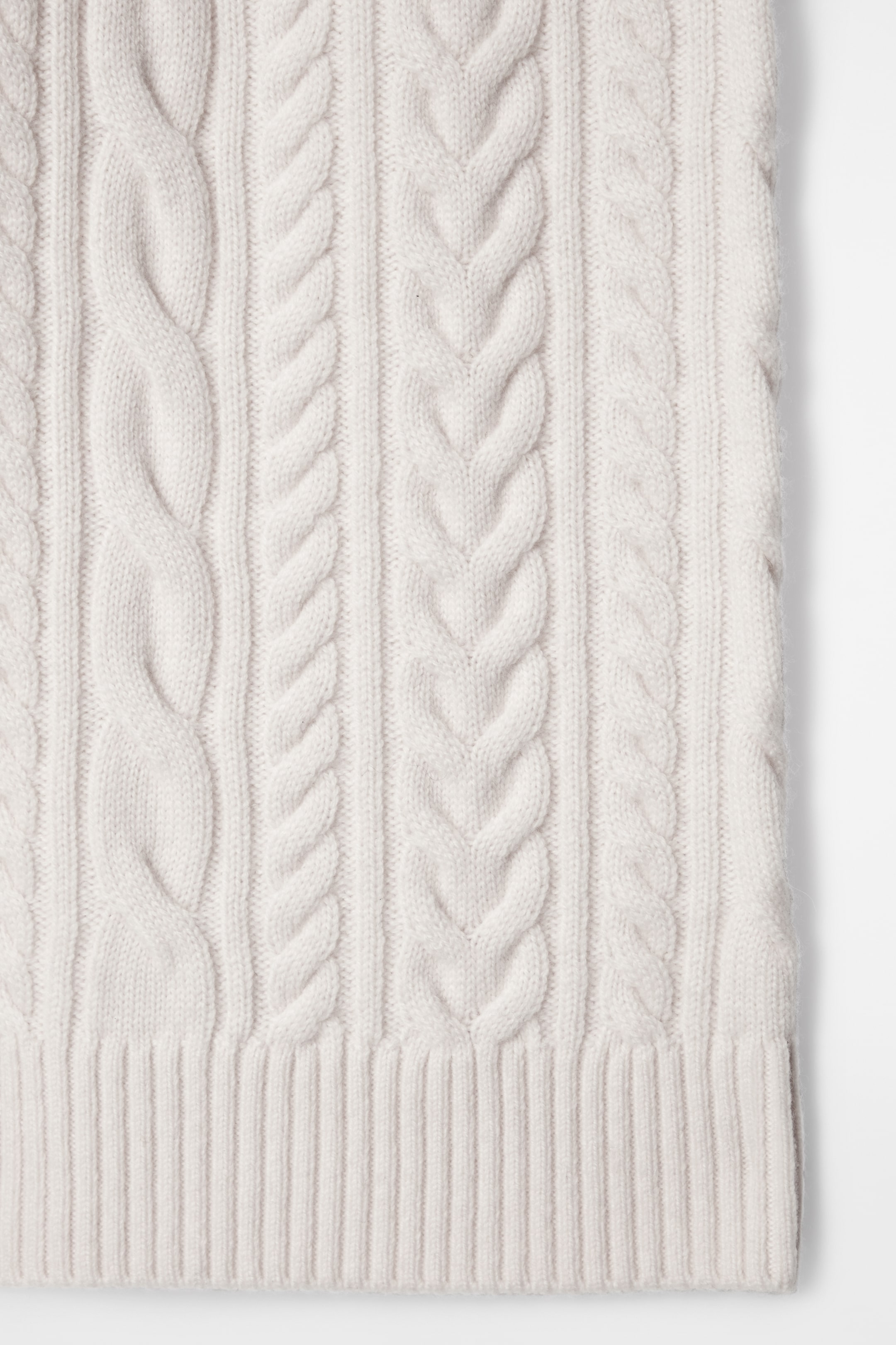 View larger image: CABLE-KNIT WOOL TROUSERS - IVORY - Ladies | H&M GB 6