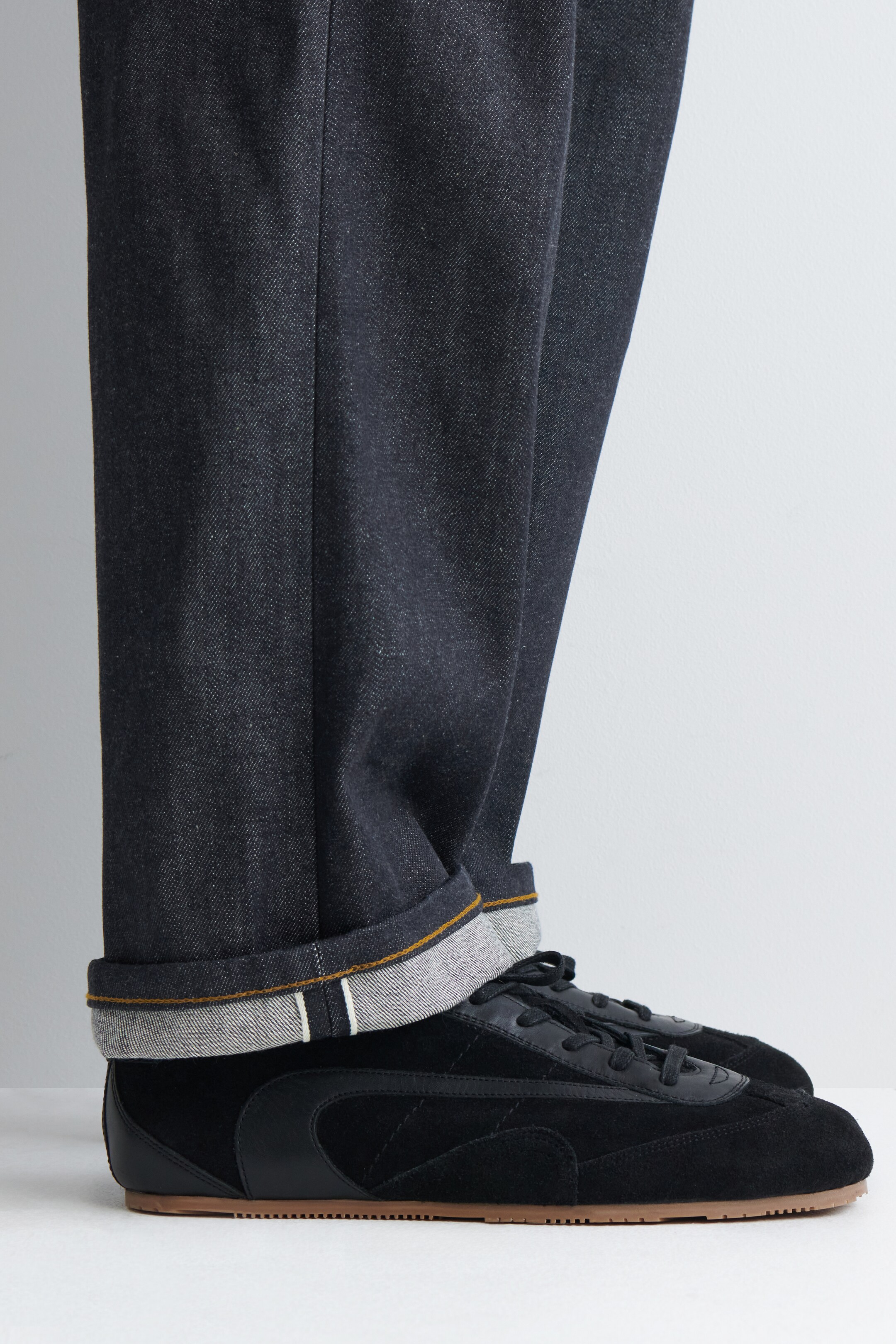 Grotere afbeelding bekijken: Rider raw selvedge jeans met rechte pijpen - ONBEWERKT INDIGO - HEREN | H&M BE 4