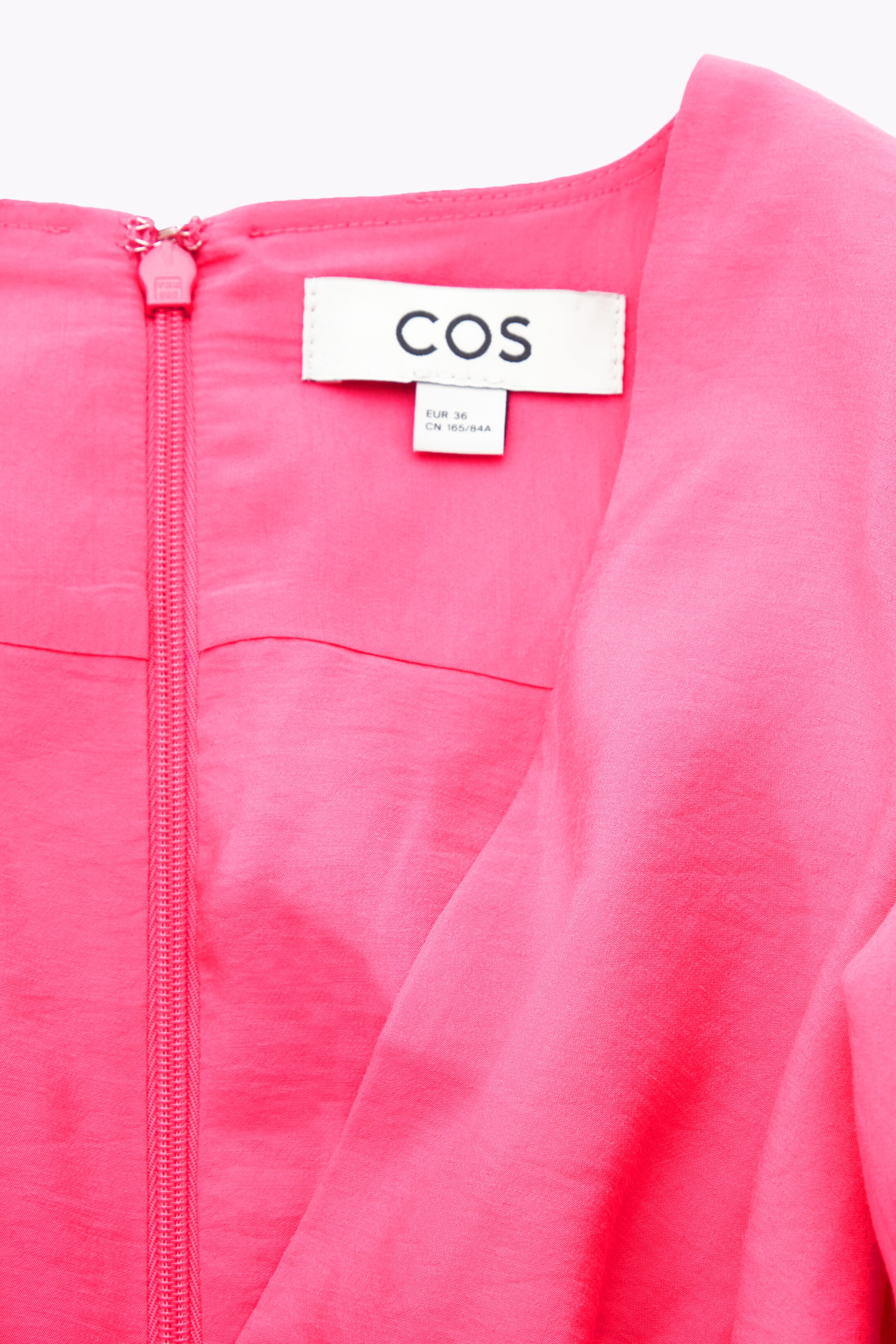 Agrandir l'image: ROBE MIDI MANCHES BALLON - ROSE - FEMME | H&M CH 2